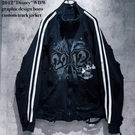 2012"Disney"WDW graphic design boro custom track jacket