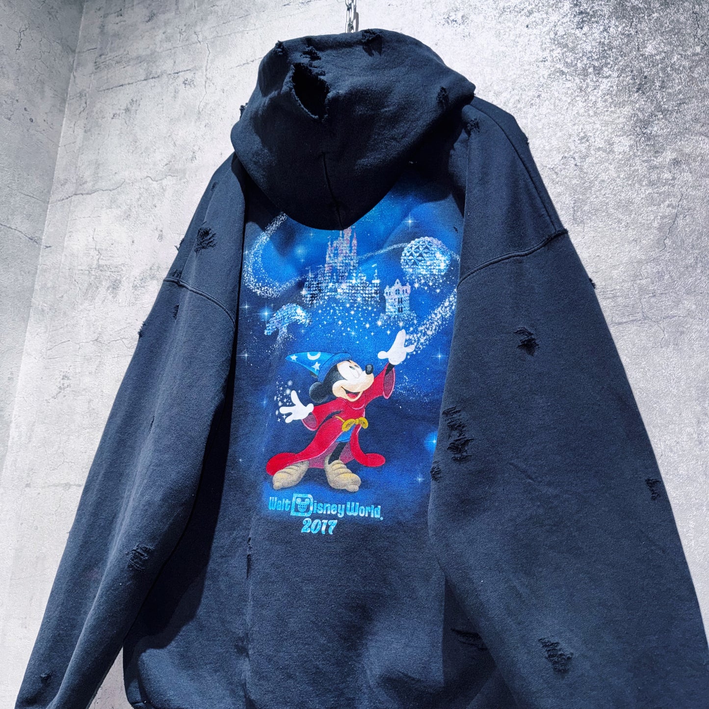 "Disney"WDW 2017 graphic design boro custom hoodie