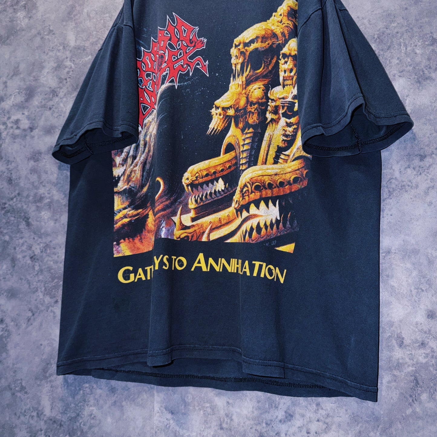【doppio】vintage “Morbid Angel” album jacket design T-shirt
