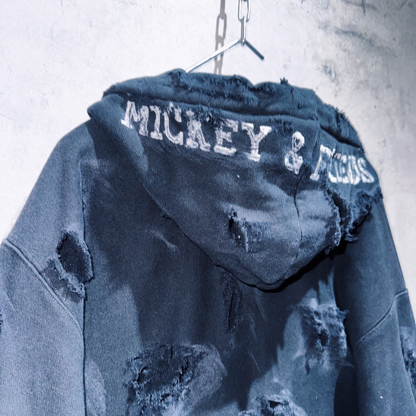 "Disney×Champion"REVERSE WEAVE Mickey&Friends design boro custom hoodie