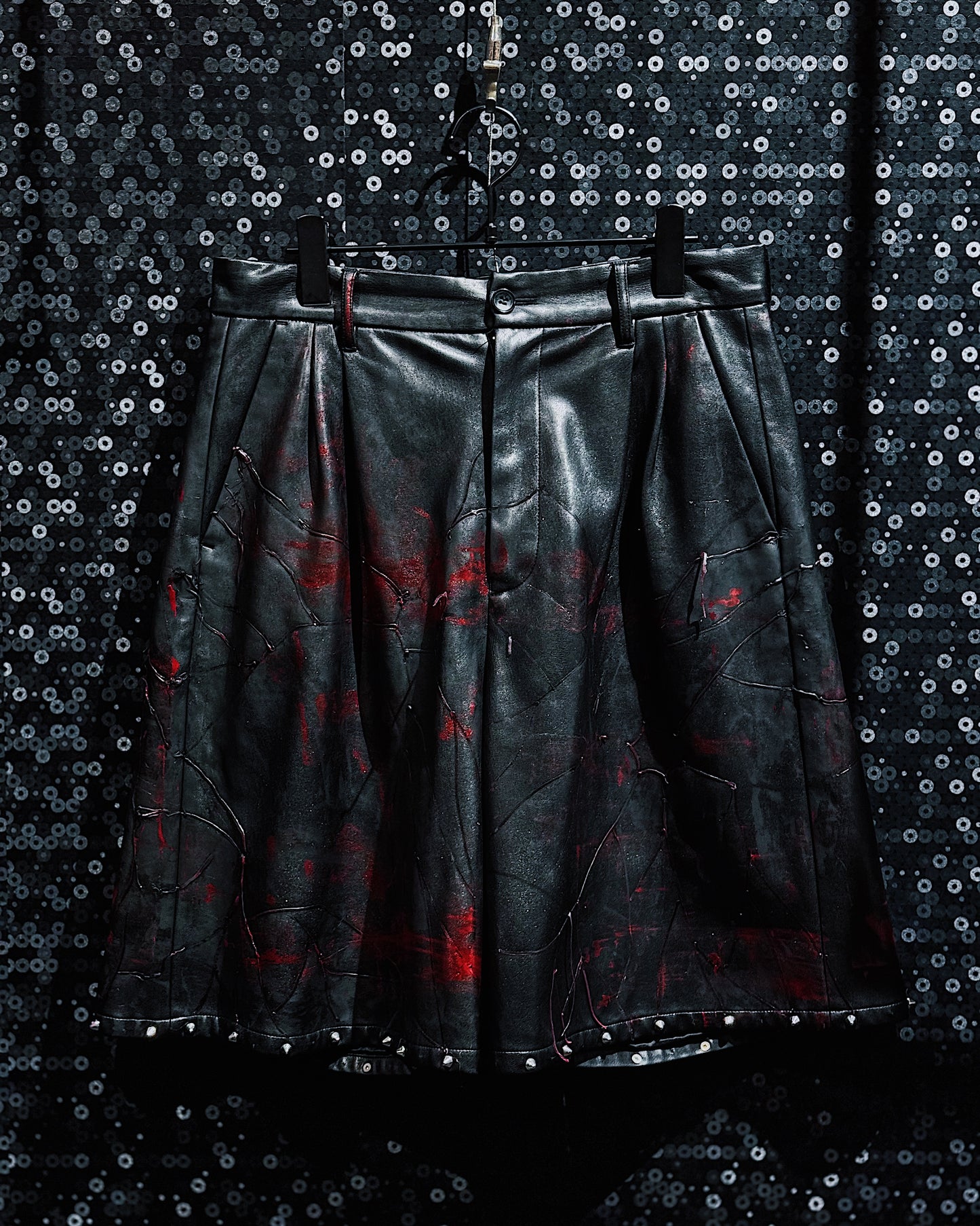 【ÆIEM】vivid notes IRON VEIN hurf pants