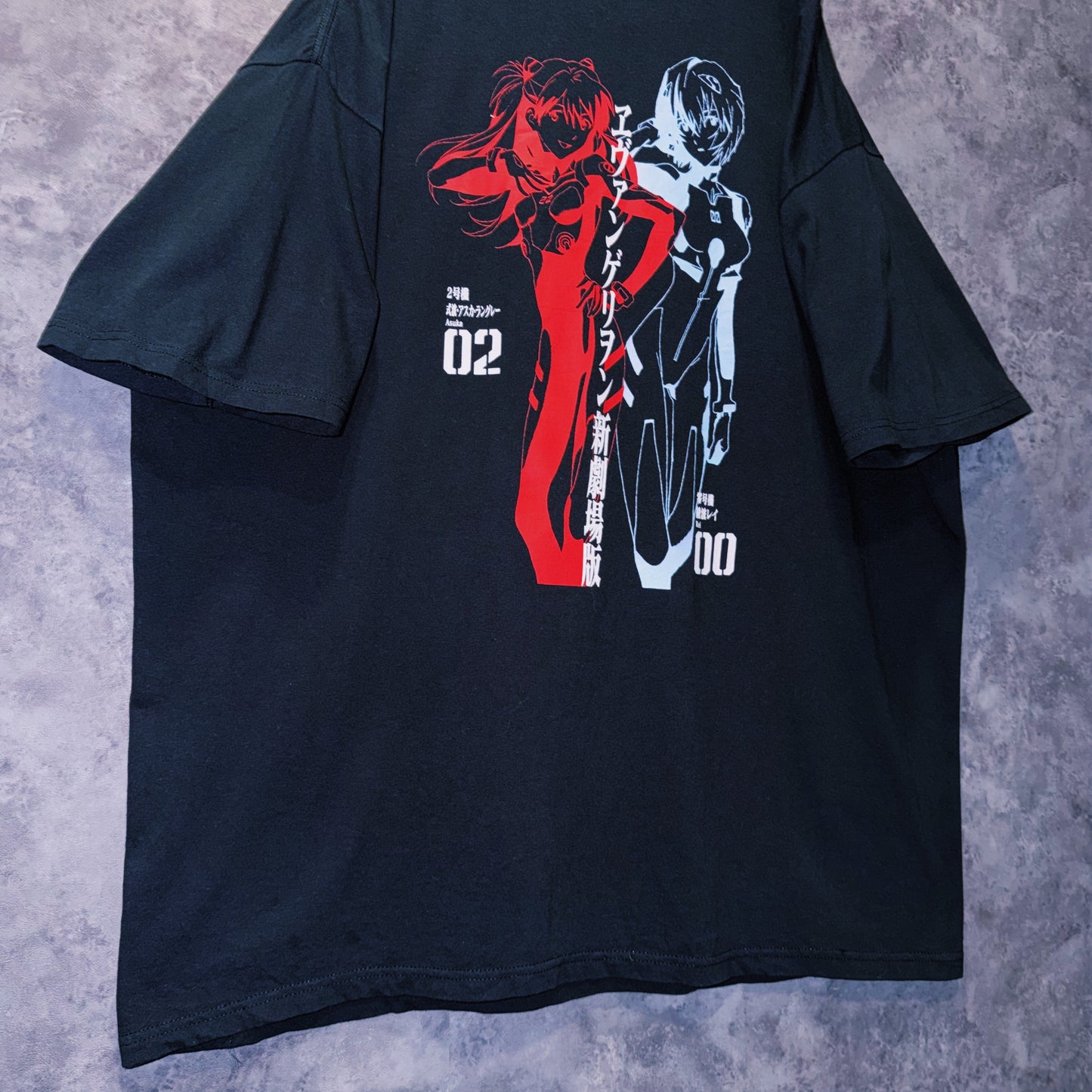 【doppio】vintage “EVANGELION” character print design T-shirt
