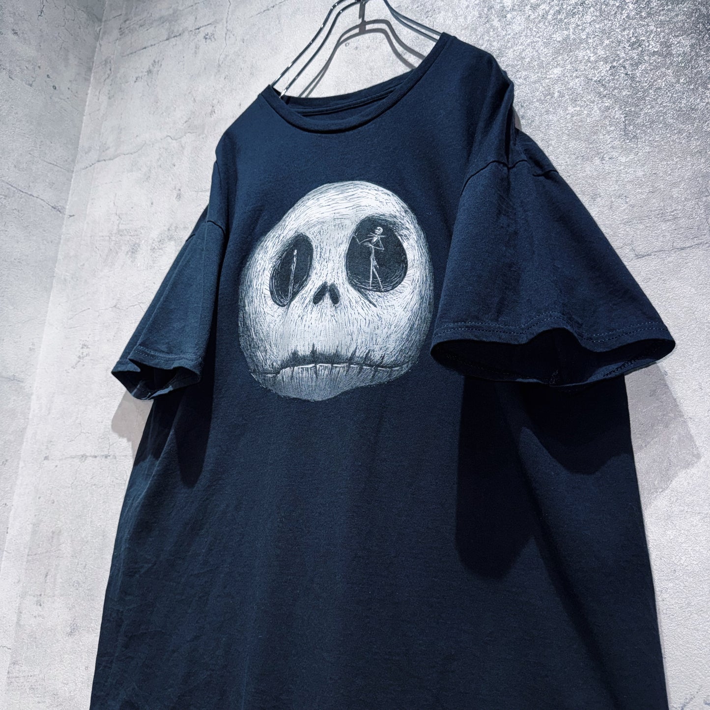 "Nightmare before Christmas"Jack Skellington&amp;Sally graphic design T shirt