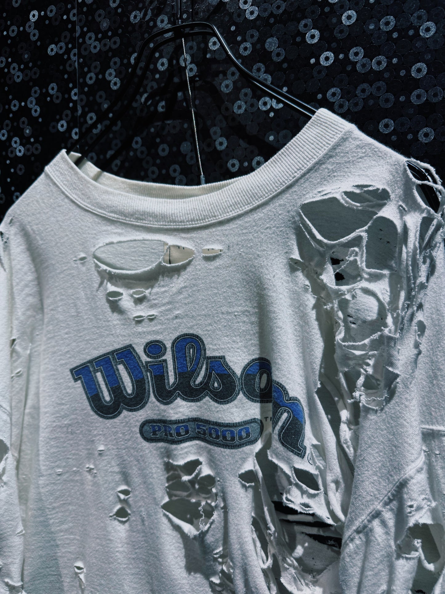 ￼
【ÆIEM】再倖築 “Wilson Collapse” Boro Reconstruction T-Shirt