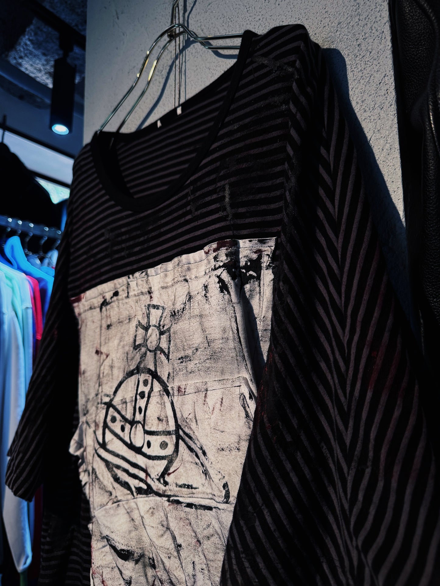 "vivid notes"The Anarchist's Layered Orbit T-shirt