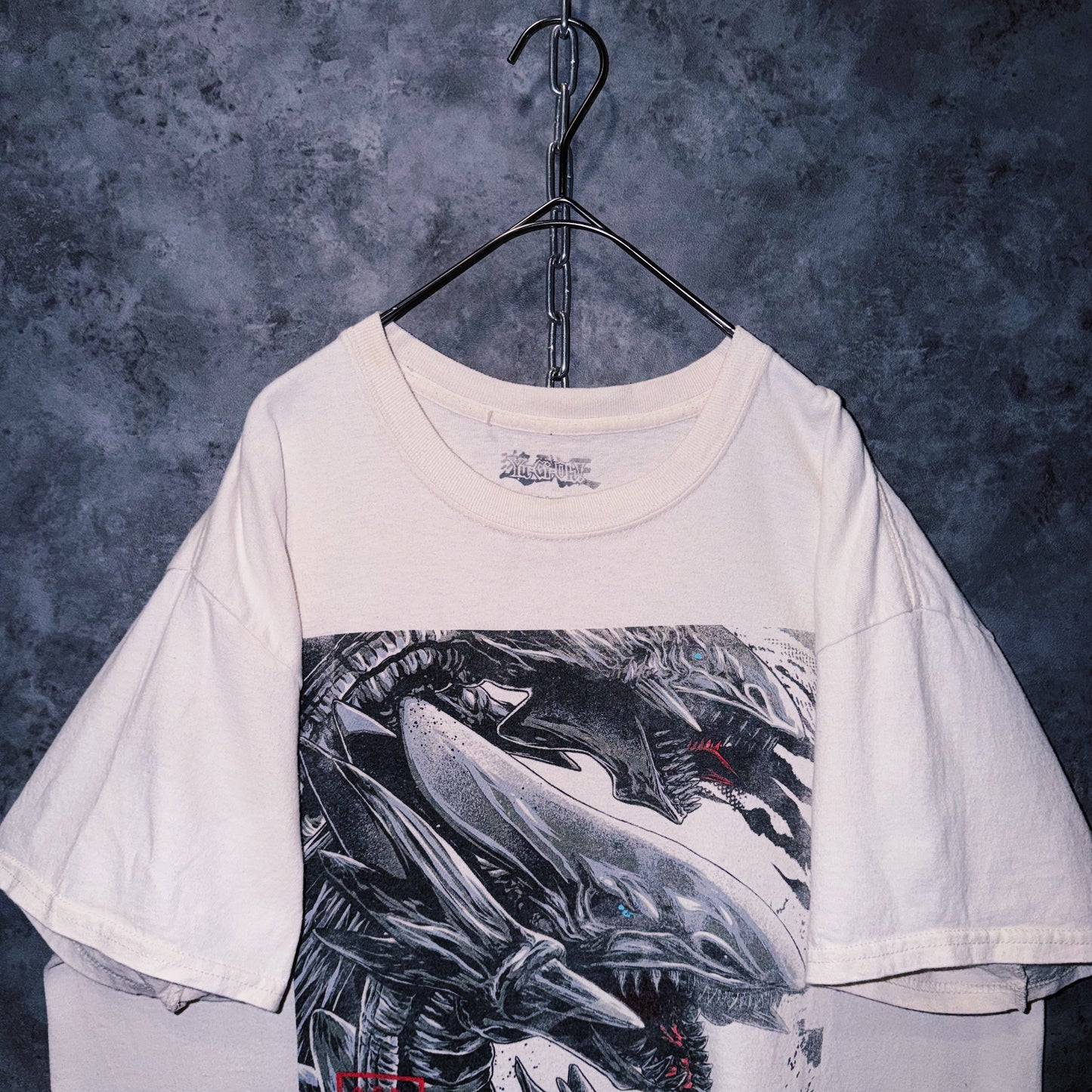 【doppio】vintage “遊⭐︎戯⭐︎王” character print design T-shirt
