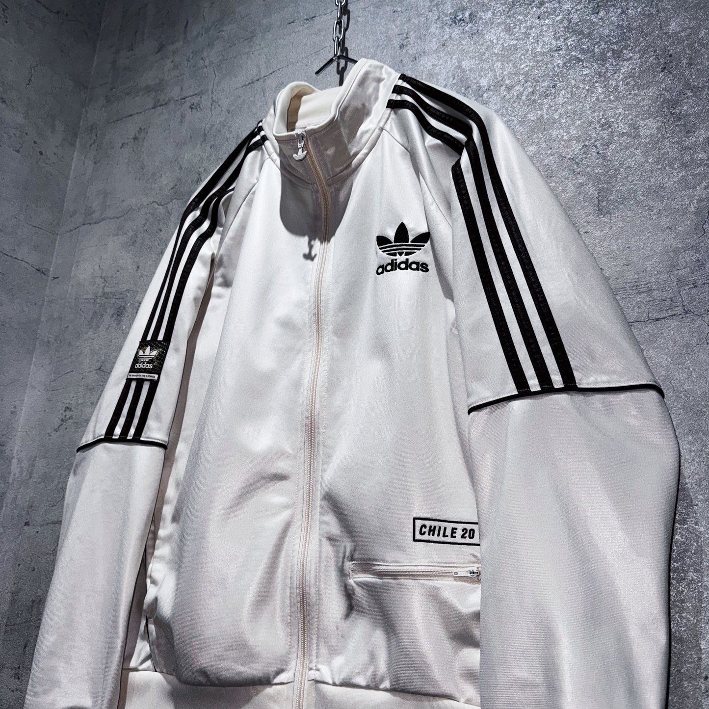 "ADIDAS Chile20"Trefoil logo design track jacket