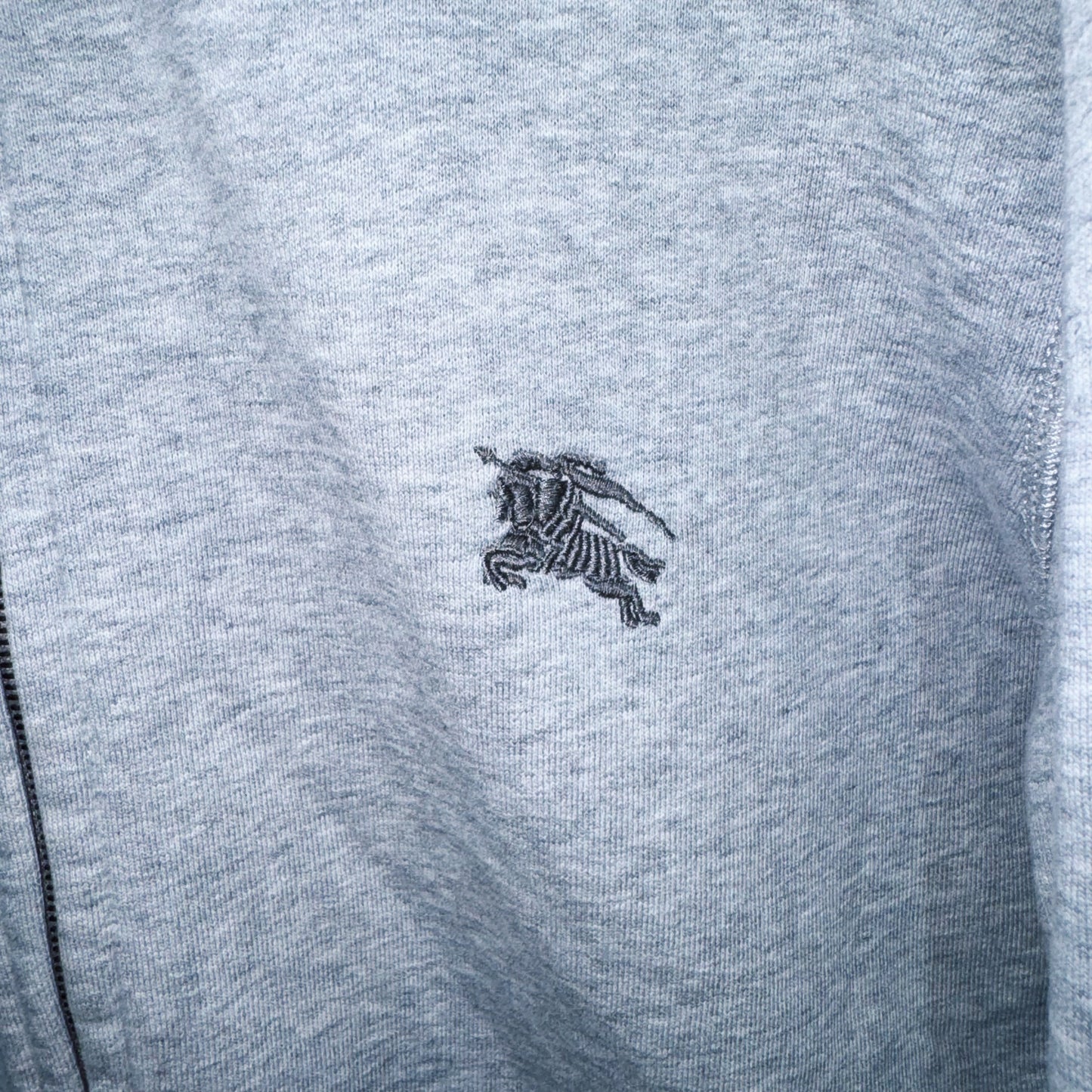 "BURBERRY"nova check pattern design zip-up hoodie