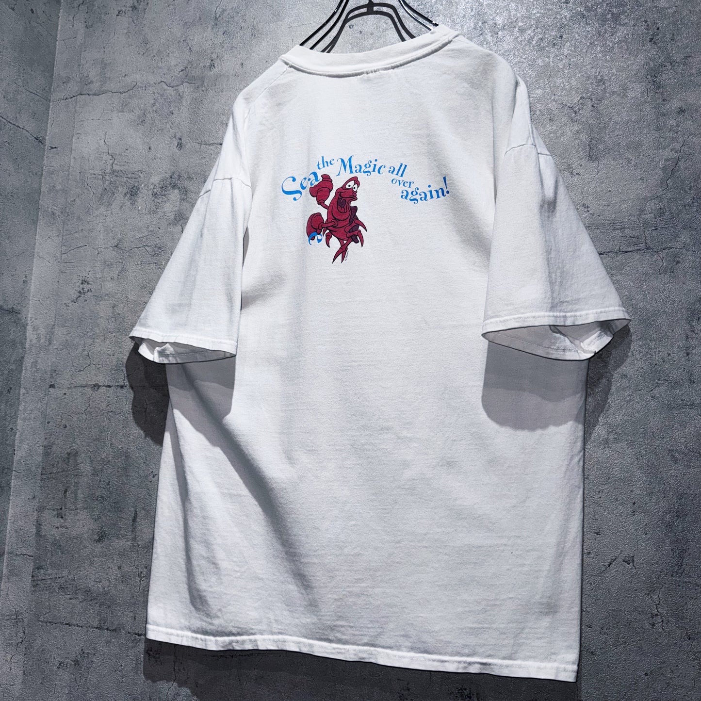 90's"Disney"Sebastian single design promotion T shirt