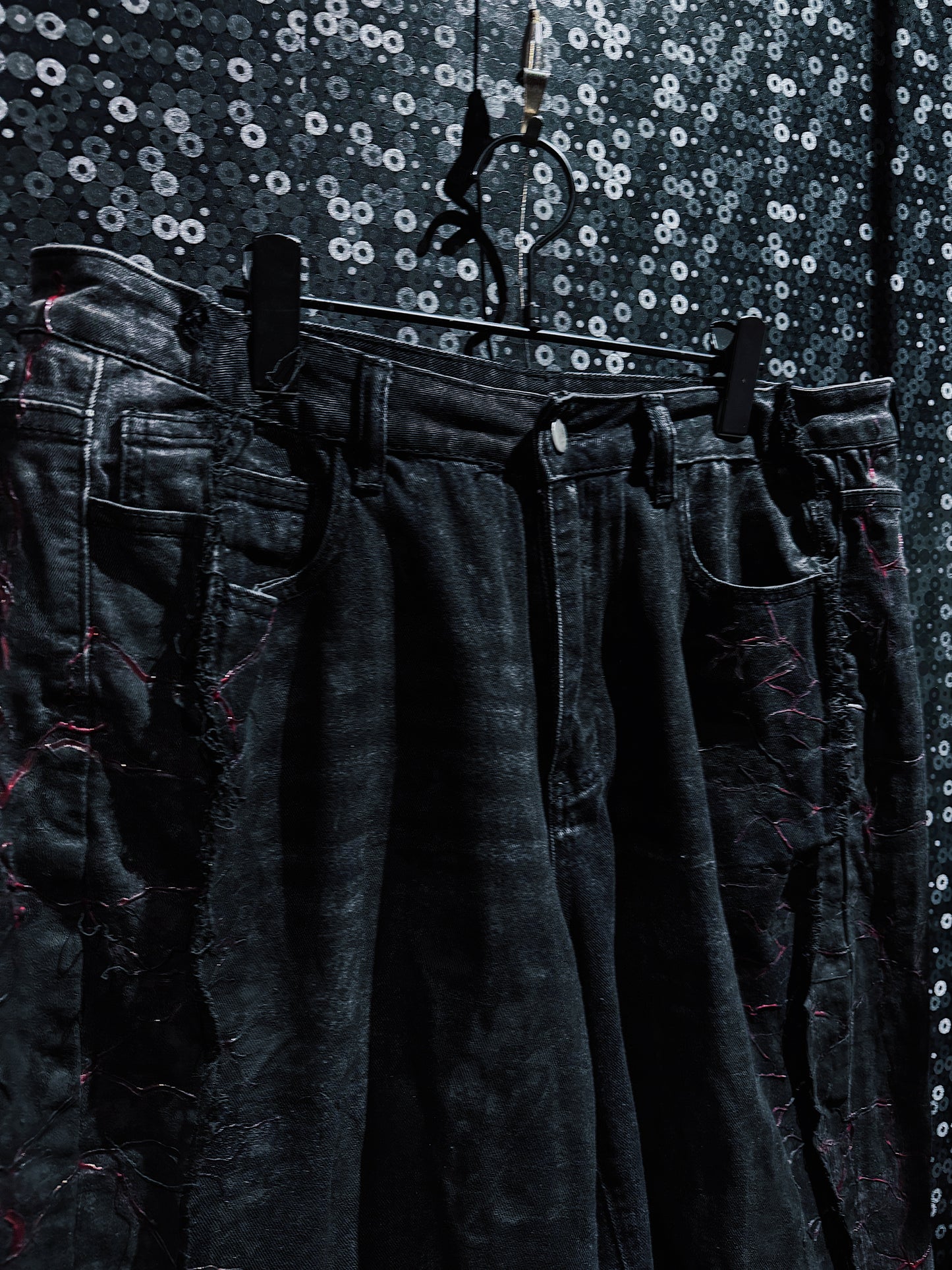 【ÆIEM】vivid notes IRON VEIN hurf pants