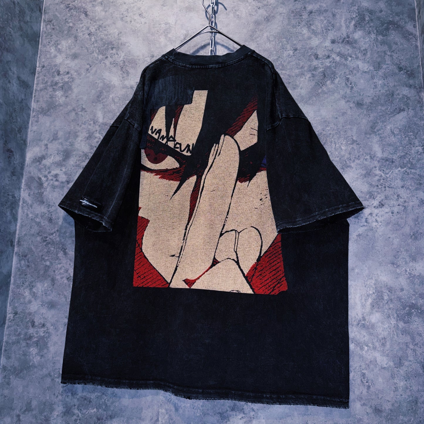 【doppio】vintage anime character print design T-shirt