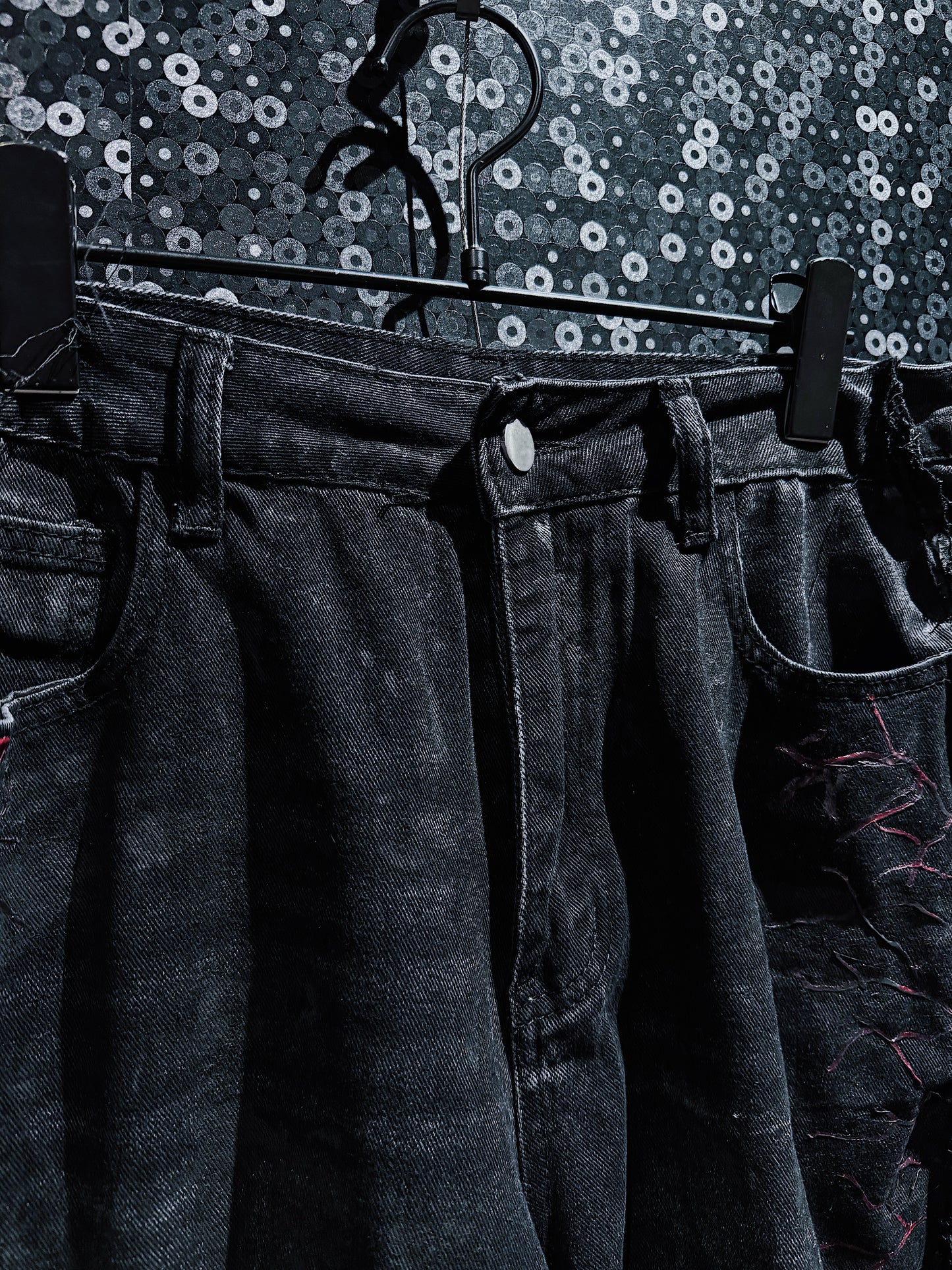 【ÆIEM】vivid notes IRON VEIN hurf pants