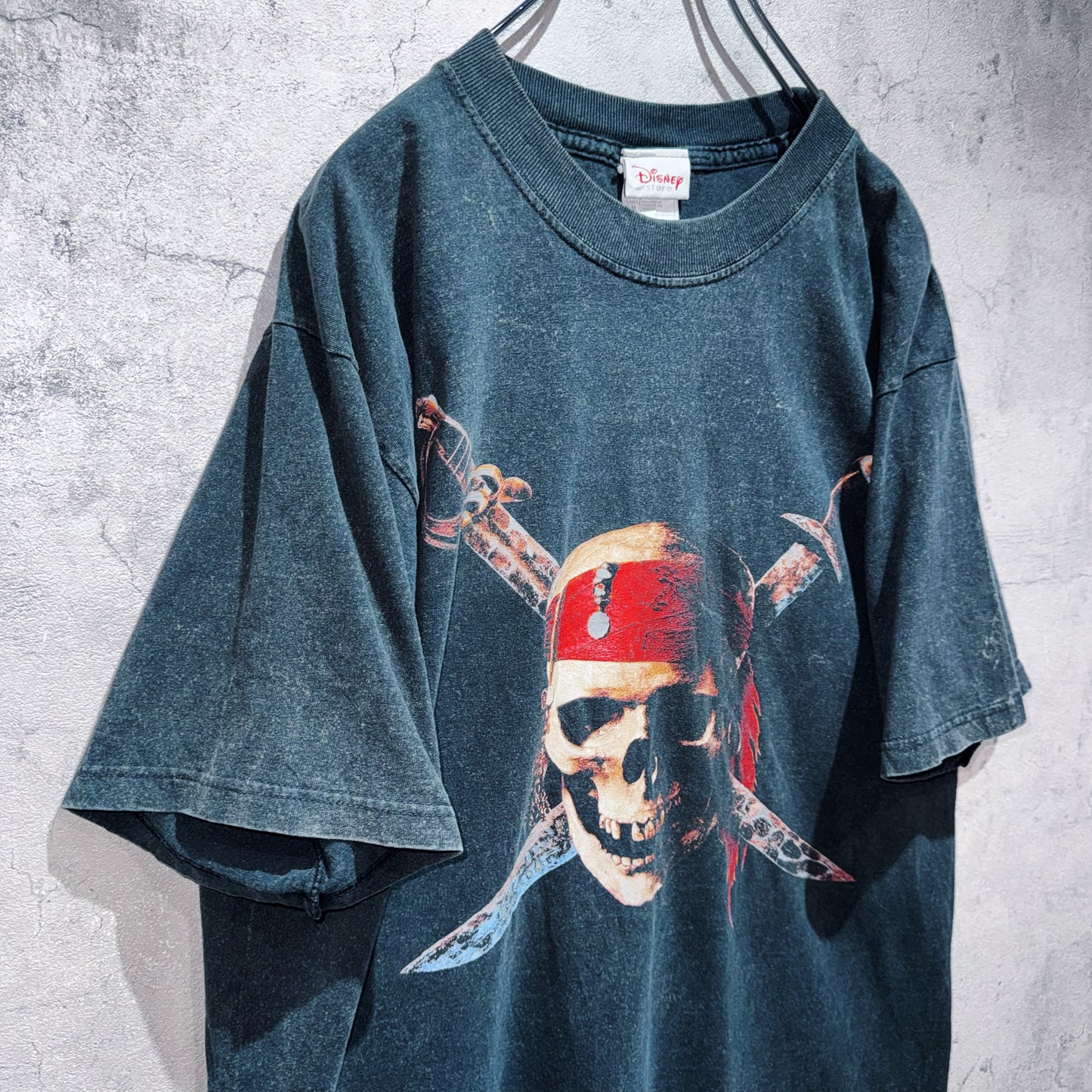 "Pirates of the Caribbean"iconic logo design print T shirt