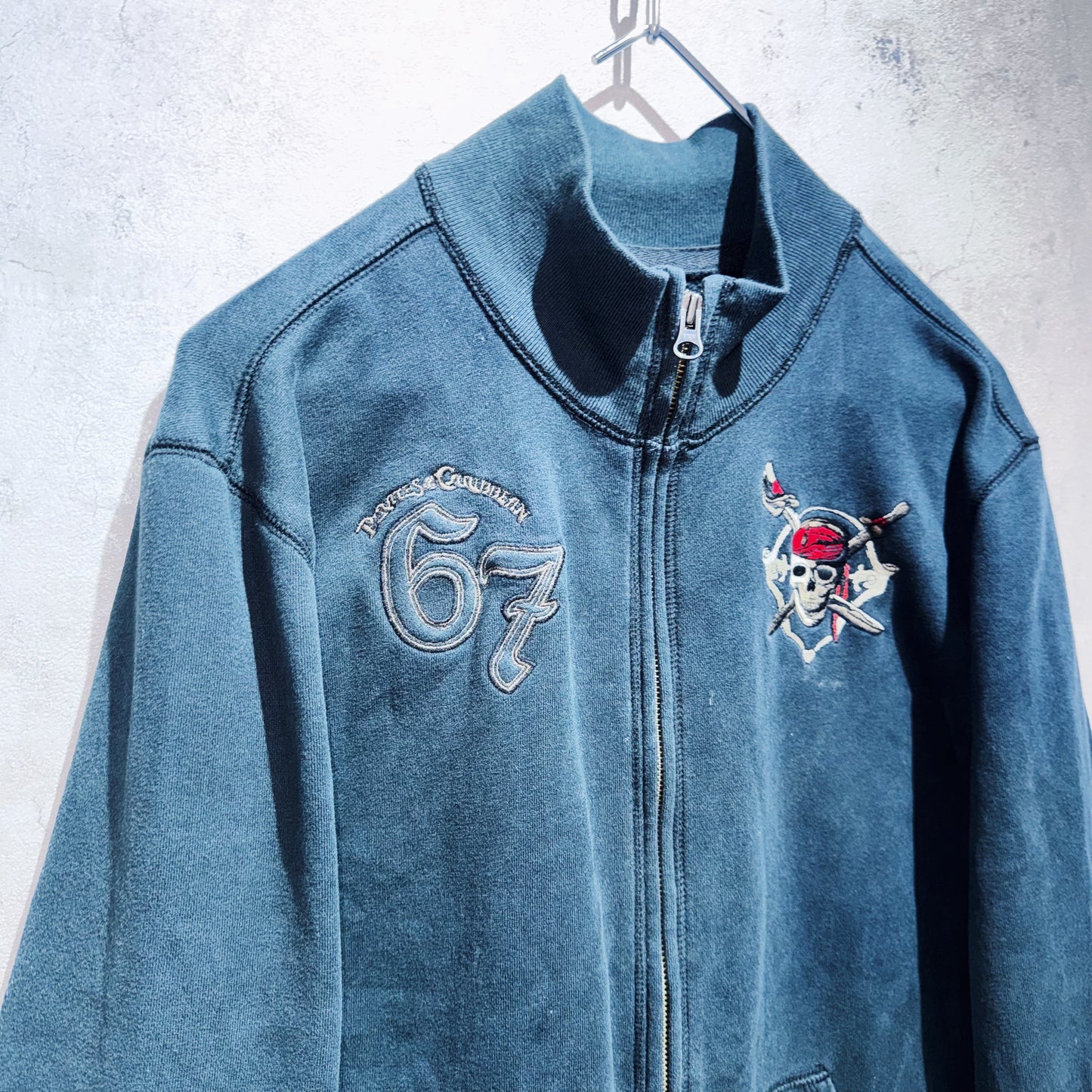 "PIRATES of the CARIBBEAN"embroidery design track jacket
