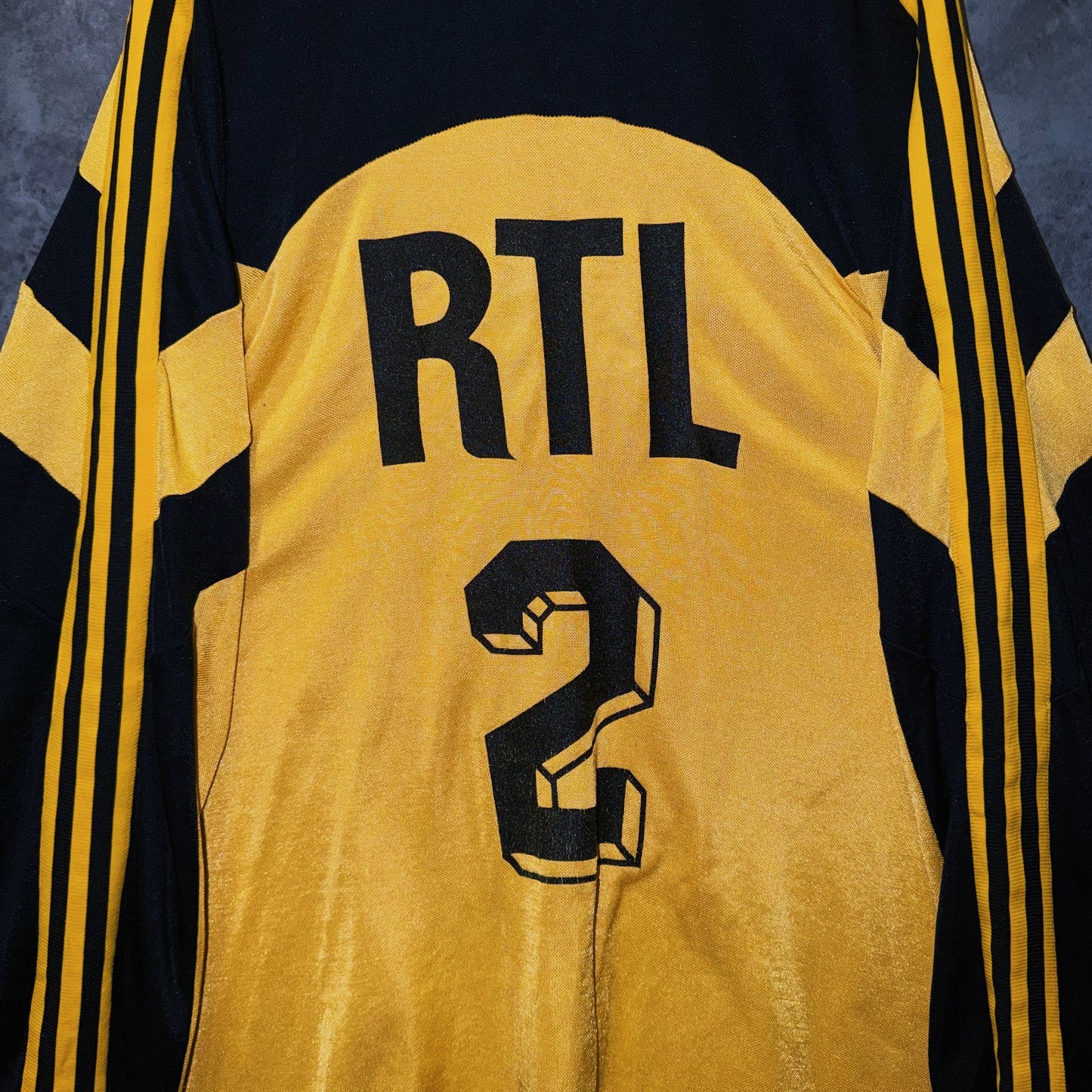 【doppio】90’s vintage “FC Sochaux-Montbéliard” three stripe design long sleeve game shirt