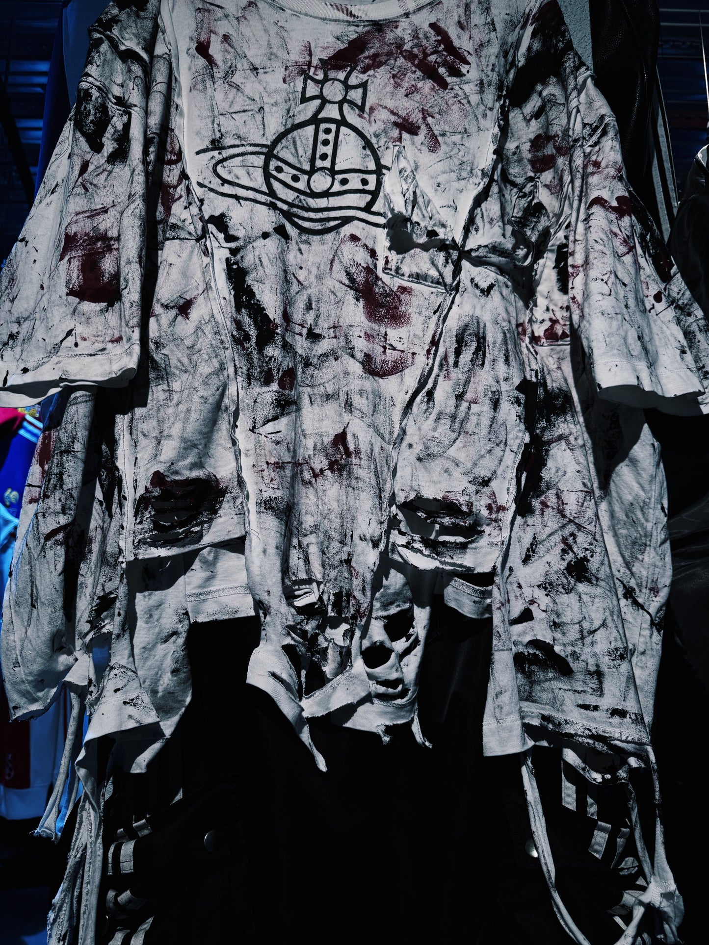 "vivid notes"The Anarchist's Layered Orbit T-shirt