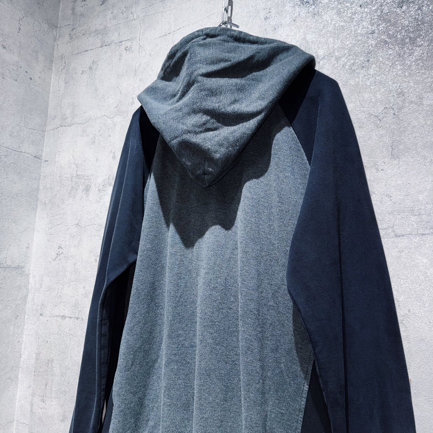 "Y-3"brand logo embroidery design double zip-up hoodie