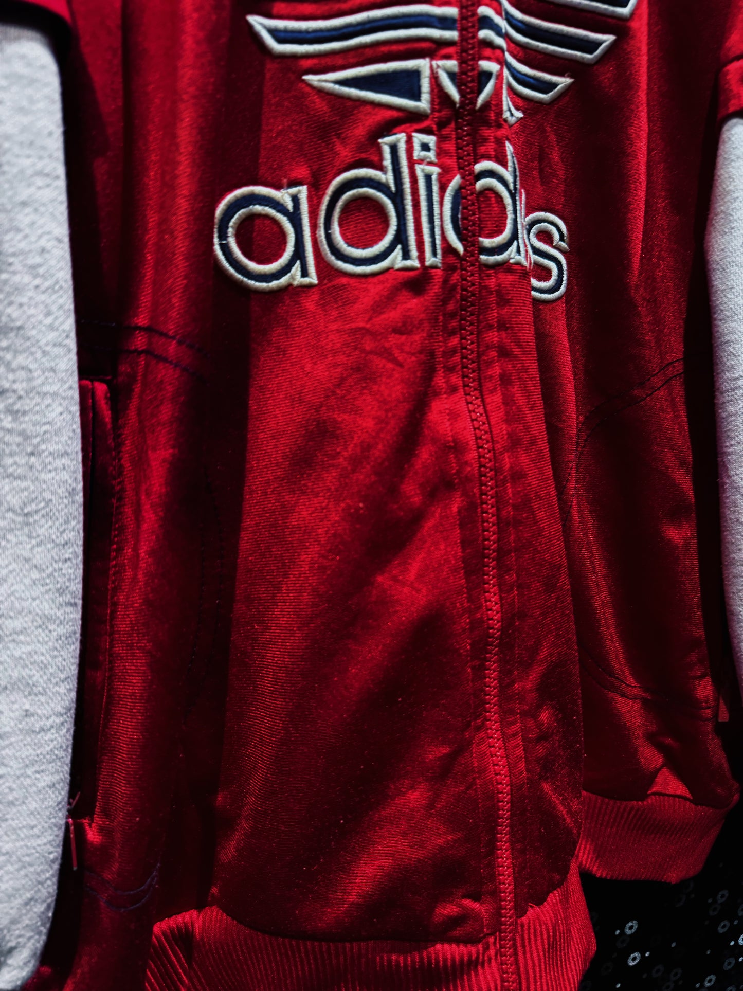 【ÆIEM】adidas originals Oversized Trefoil Embroidery Switching Track Jacket