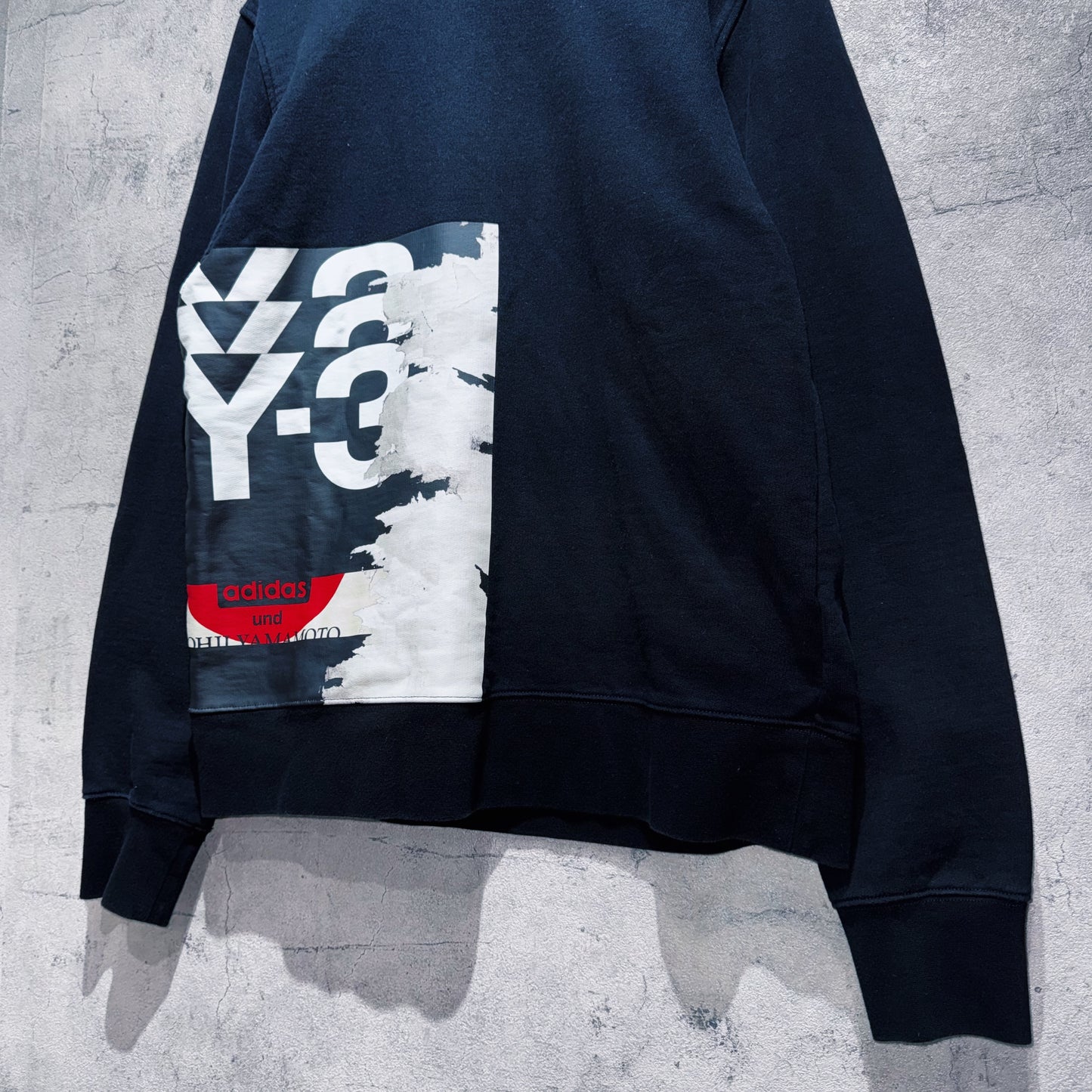20AW"Y-3"graphic design by Uchida Suzume pullover sweat