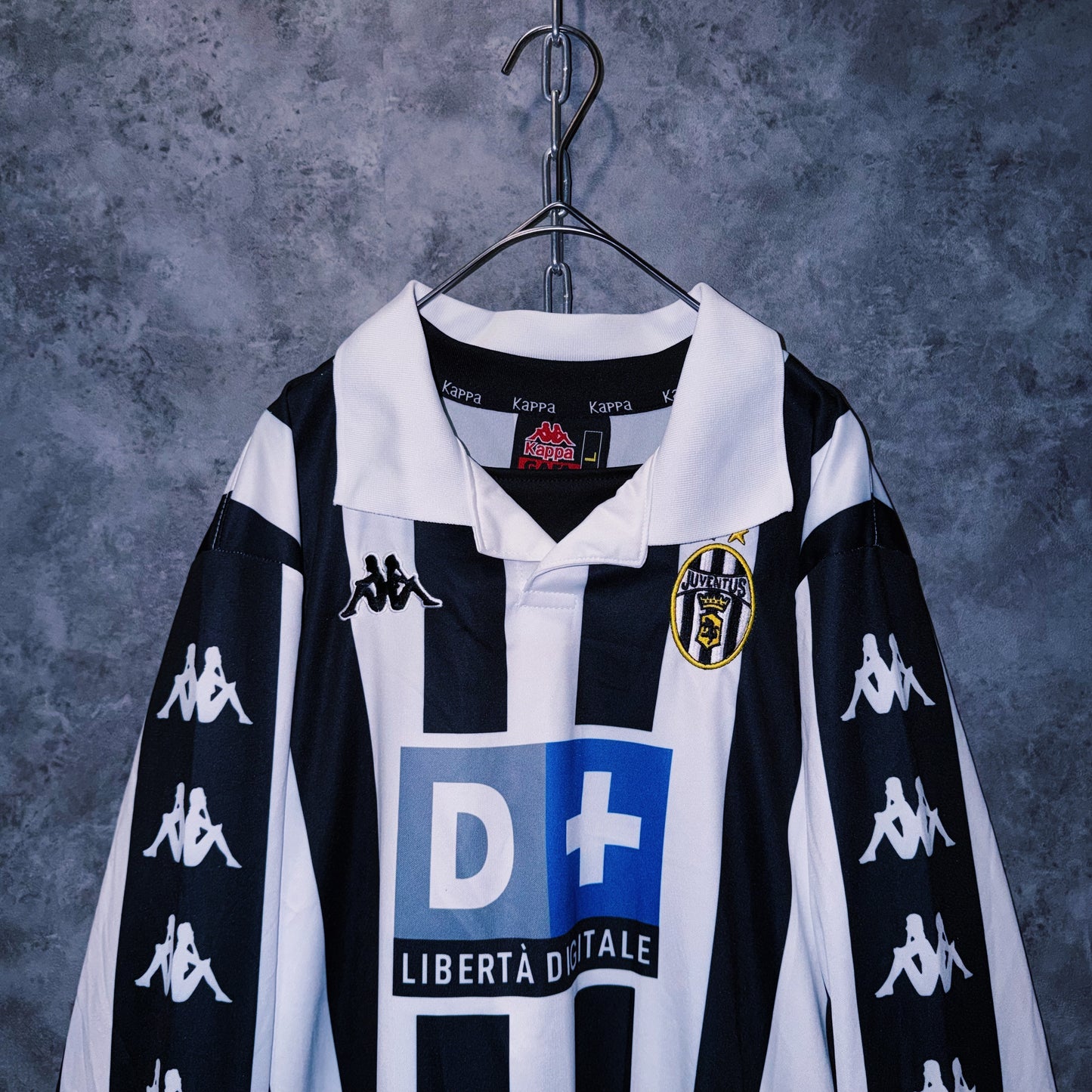 【doppio】90’s vintage “Juventus”No.21” Zidane” long sleeve game shirt