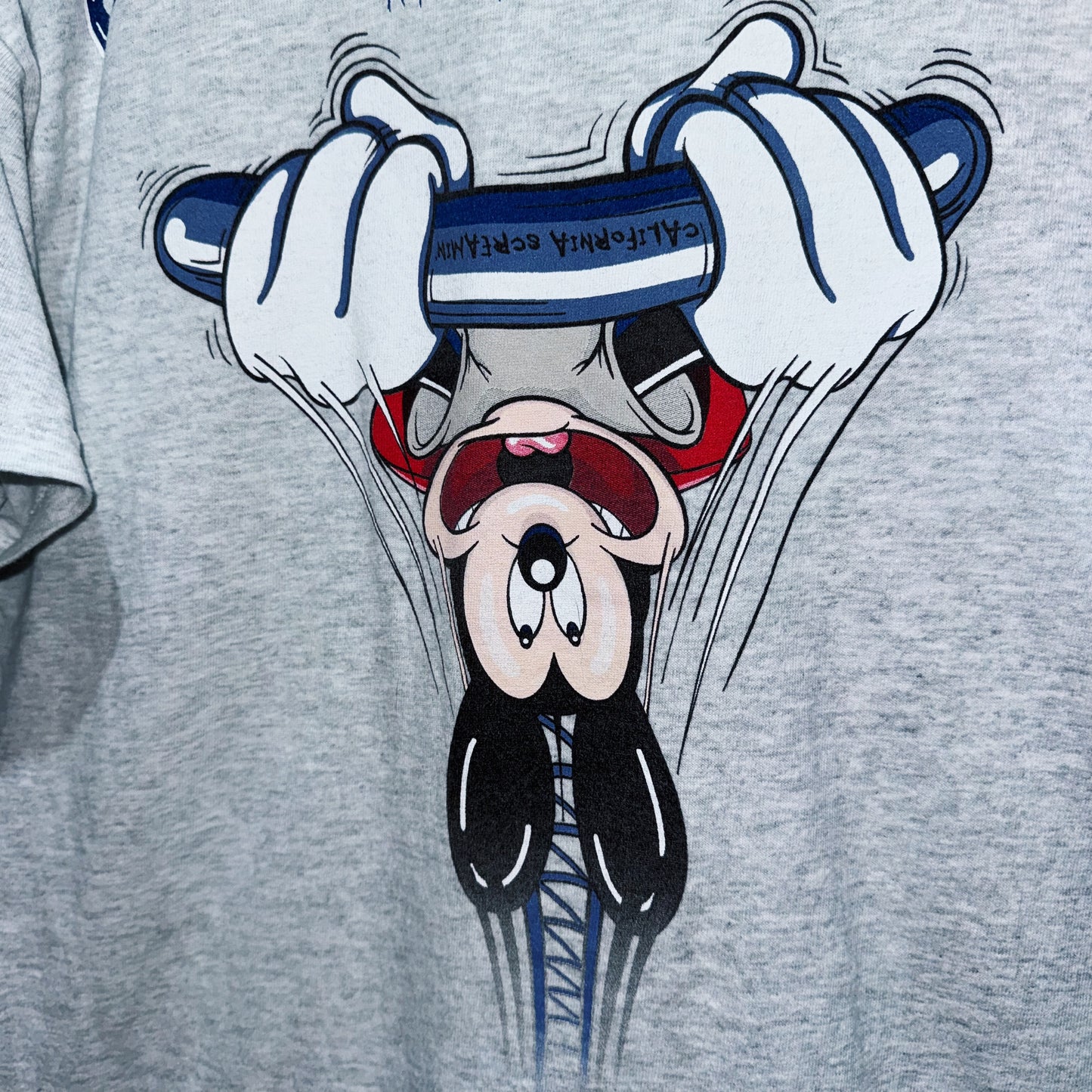 "Disney"CALIFORNIA ADVENTURE CALIFORNIA SCREAMIN' 「Get A Grip！」Printed T-shirt