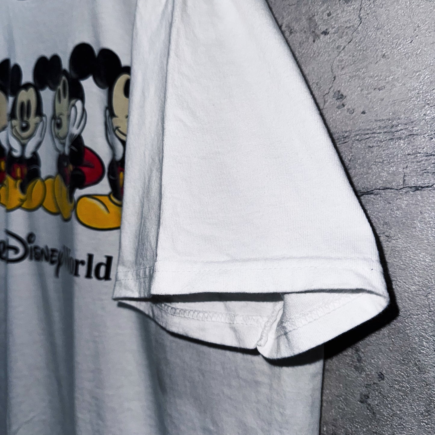 00's"Disney"Mickey Mouse print WDW design T shirt