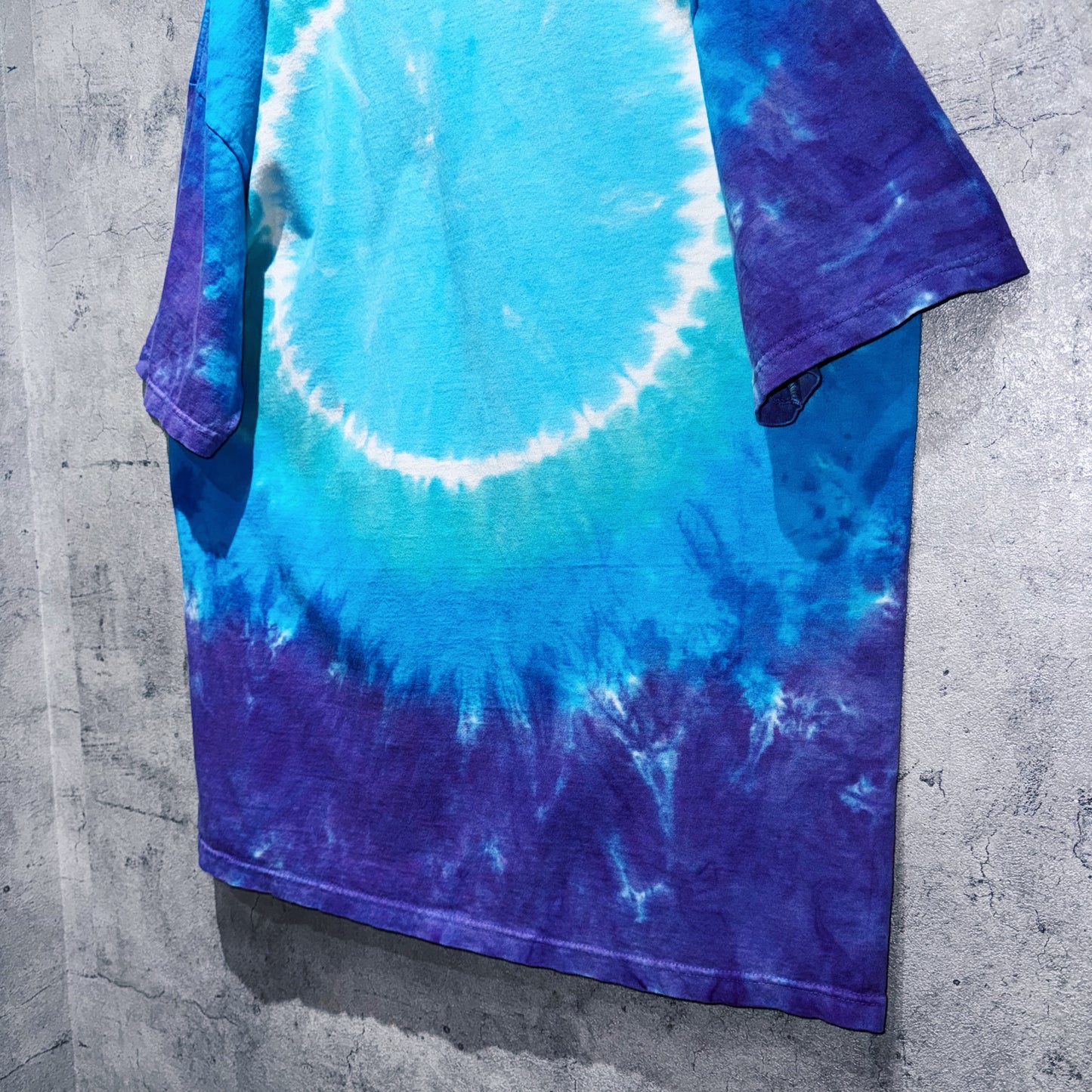 00's"SPLASH MOUNTAIN"Mickey Mouse single design Tie-Dye T shirt
