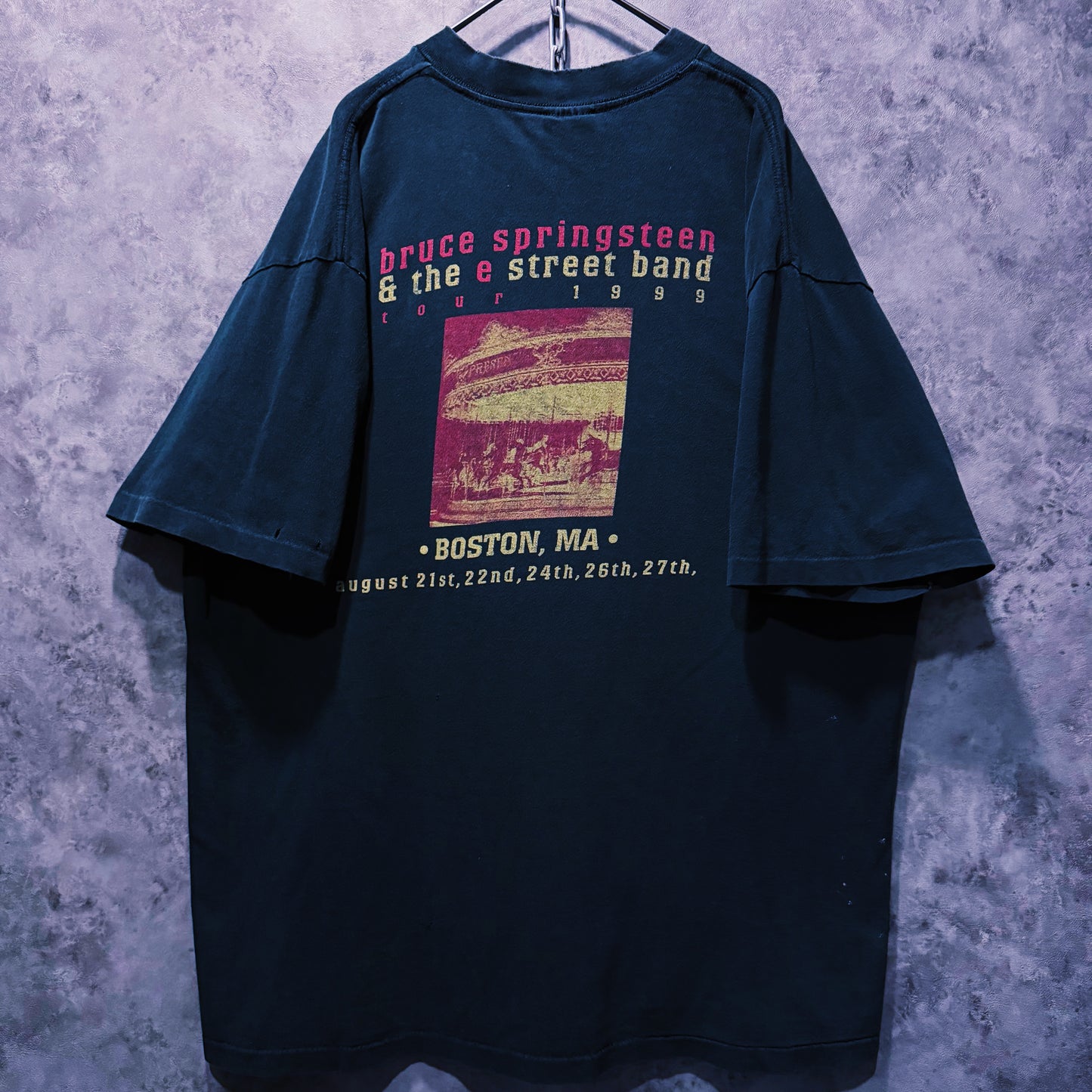 【doppio】90‘s vintage “Bruce Springsteen”The E Street Band”  print design band T-shirt