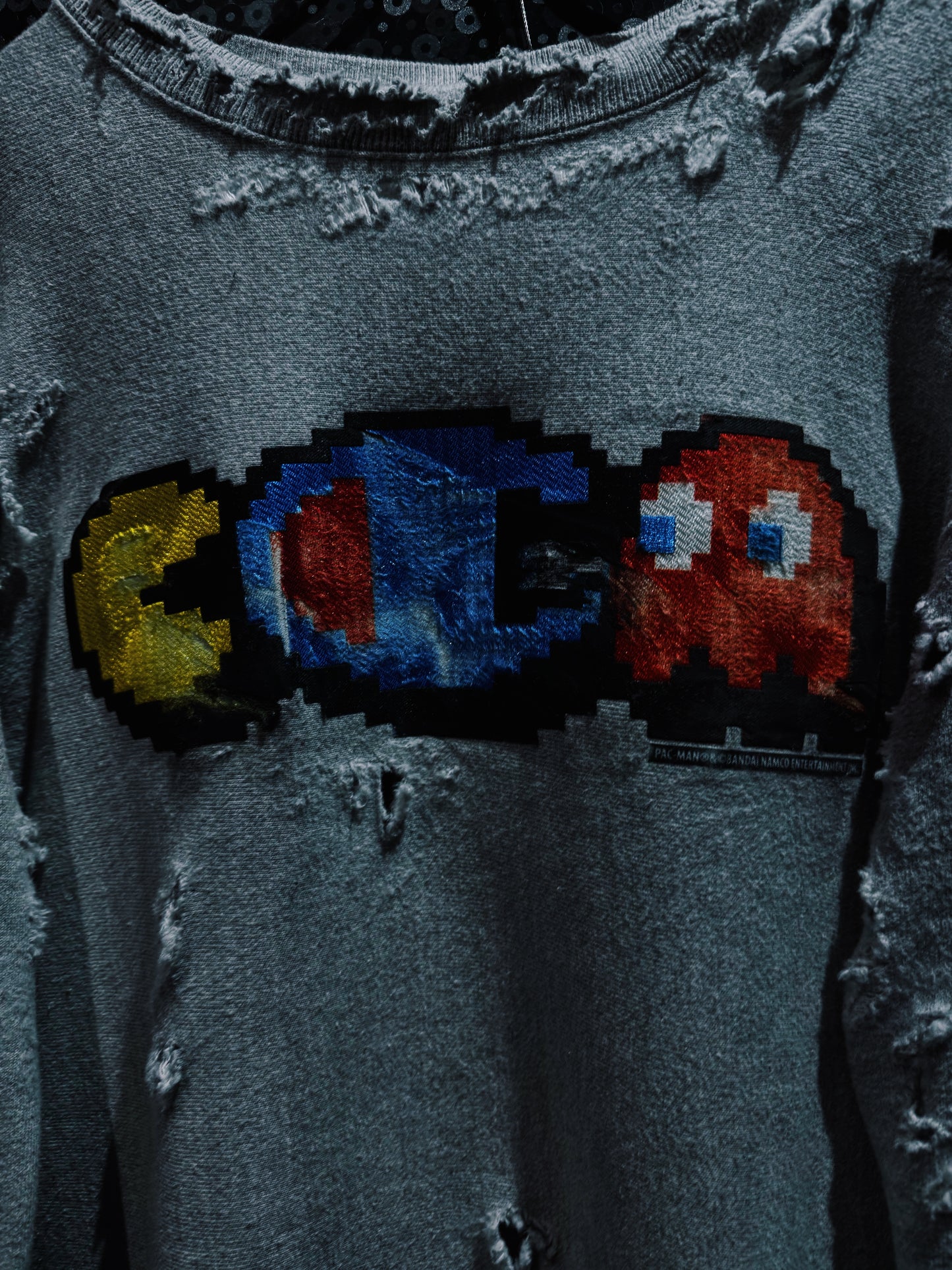 【ÆIEM】original”boro”remake Champion Reverse Weave “PAC-MAN GLITCH”