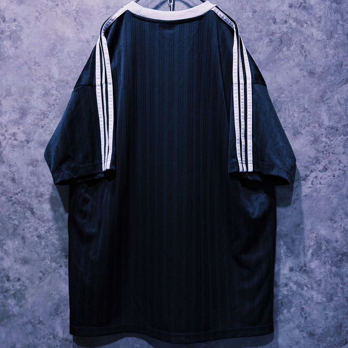 【doppio】vintage “adidas” three stripe design game shirt