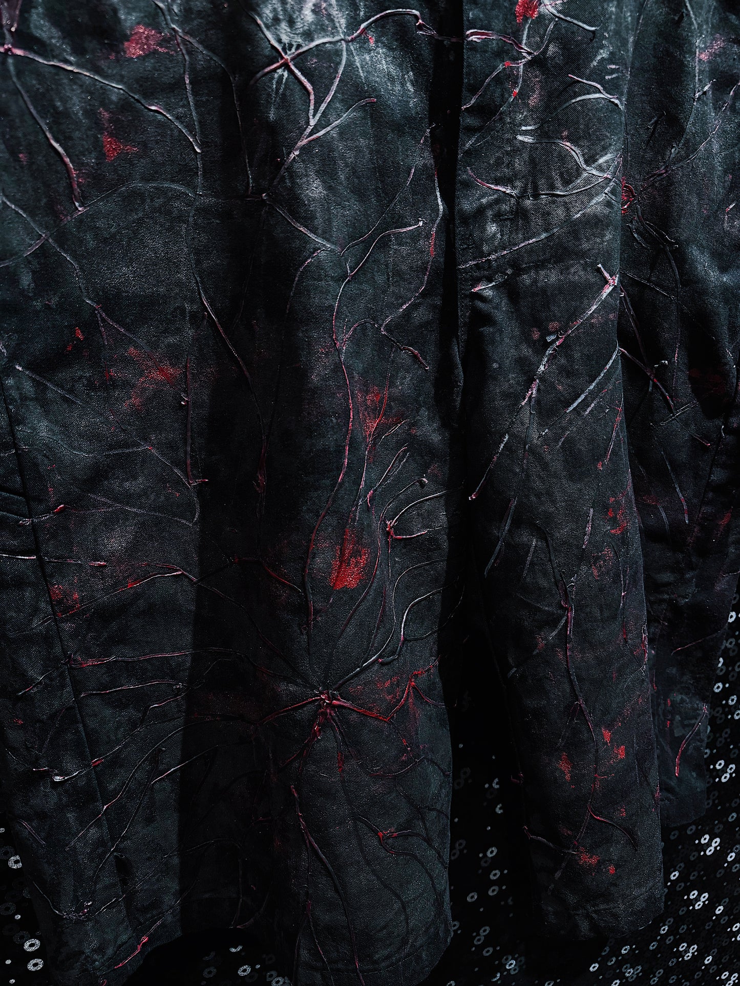 【ÆIEM】vivid notes IRON VEIN hurf pants