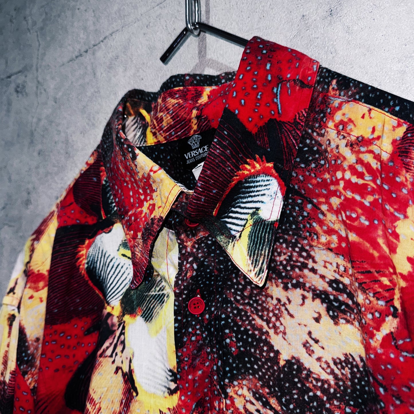 "VERSACE"Art graphic pattern design shirt