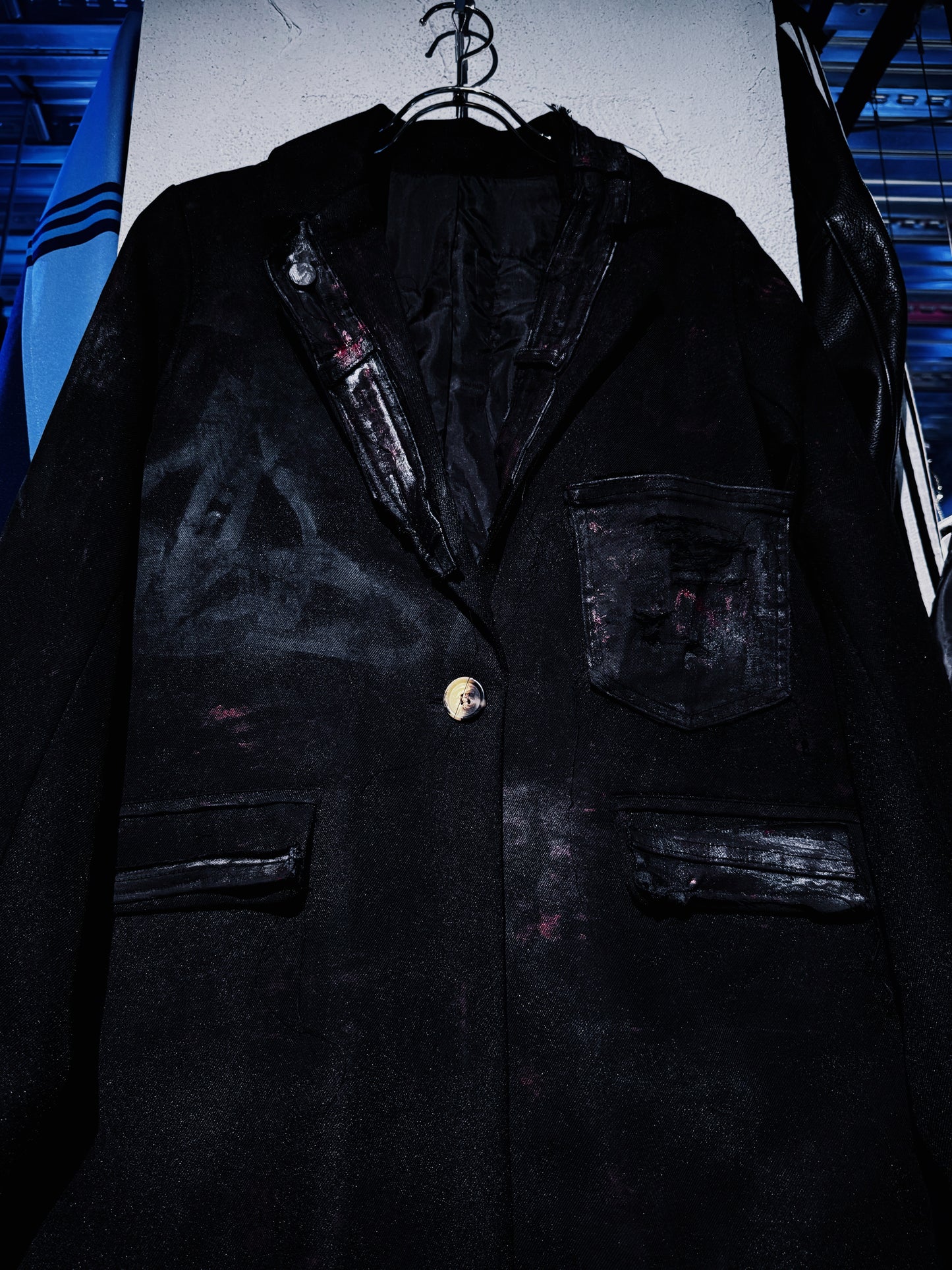 "vivid notes"The Anarchist's Orbit tailored jacket