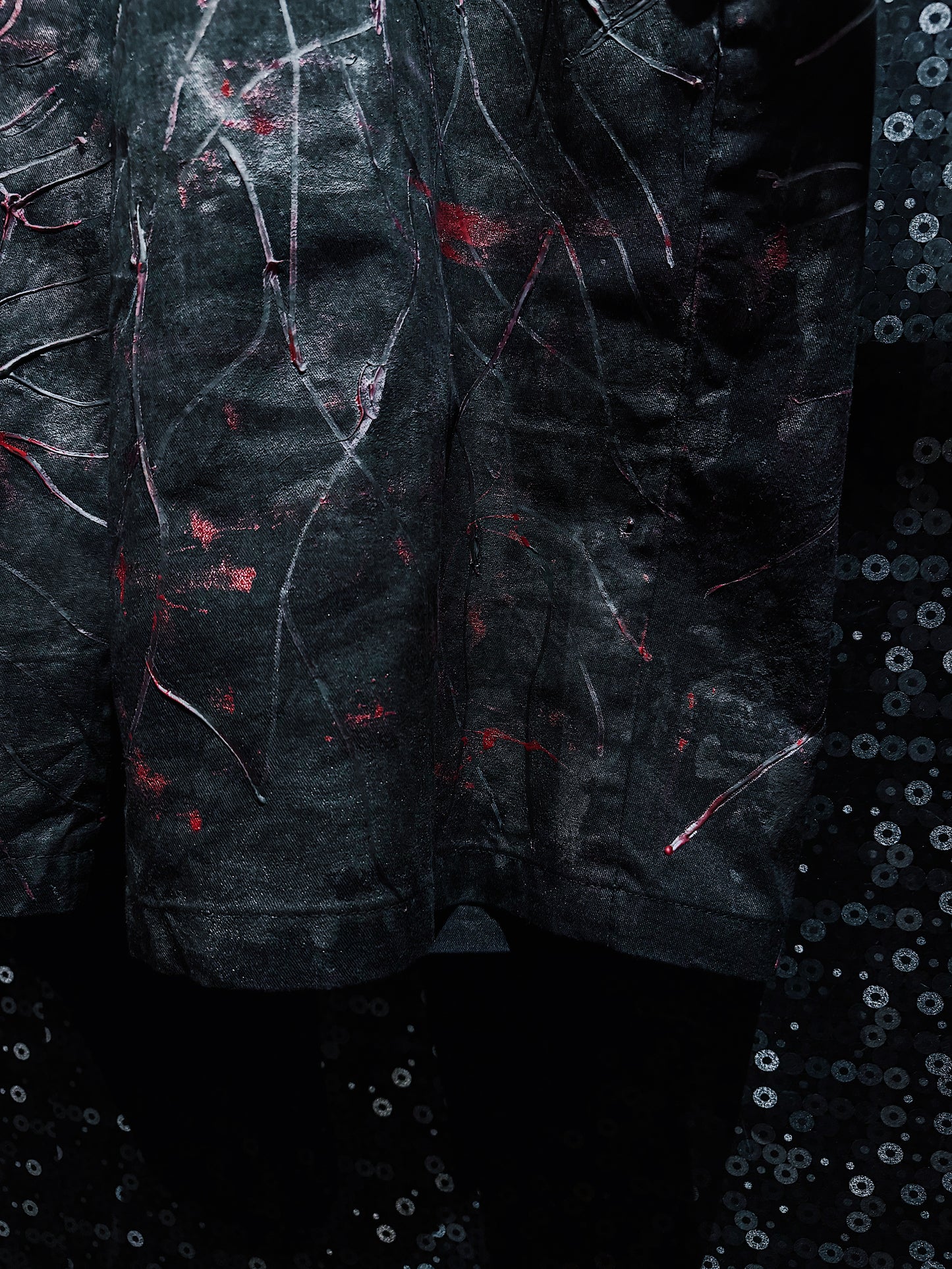 【ÆIEM】vivid notes IRON VEIN hurf pants