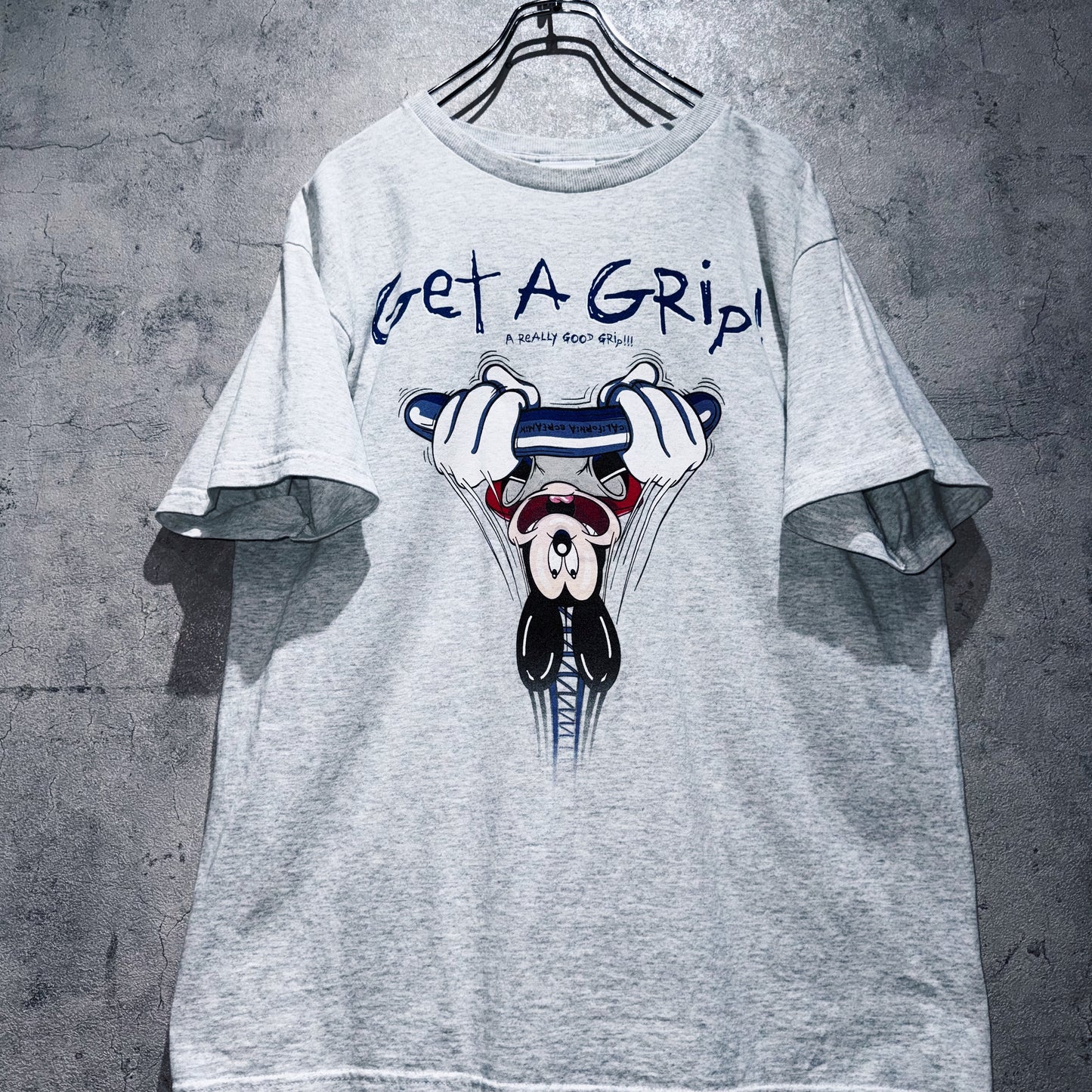 "Disney"CALIFORNIA ADVENTURE CALIFORNIA SCREAMIN' 「Get A Grip！」Printed T-shirt