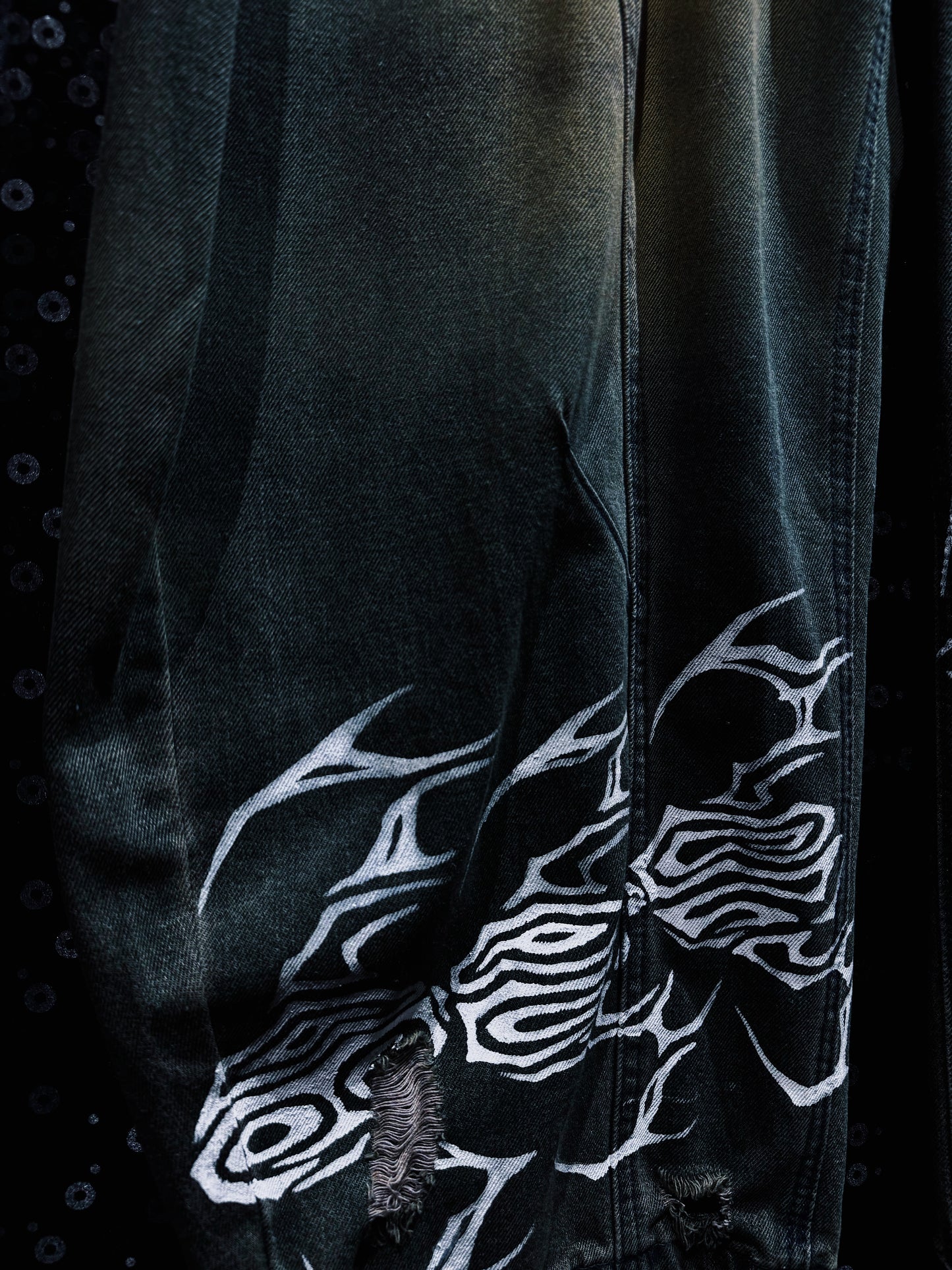 【ÆIEM】“RƎ:STANCE” Hand-Painted Reconstructed Denim