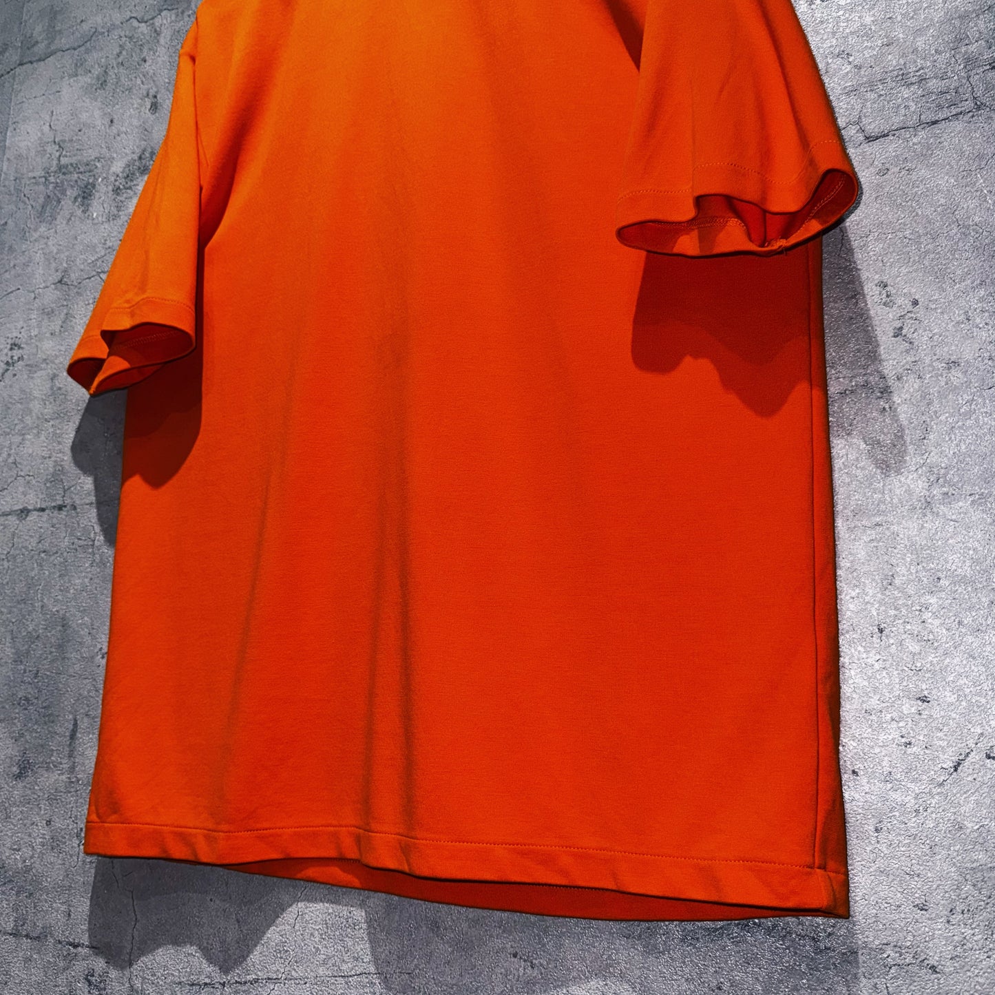 "Acne Studios"brand logo design mock neck T shirt