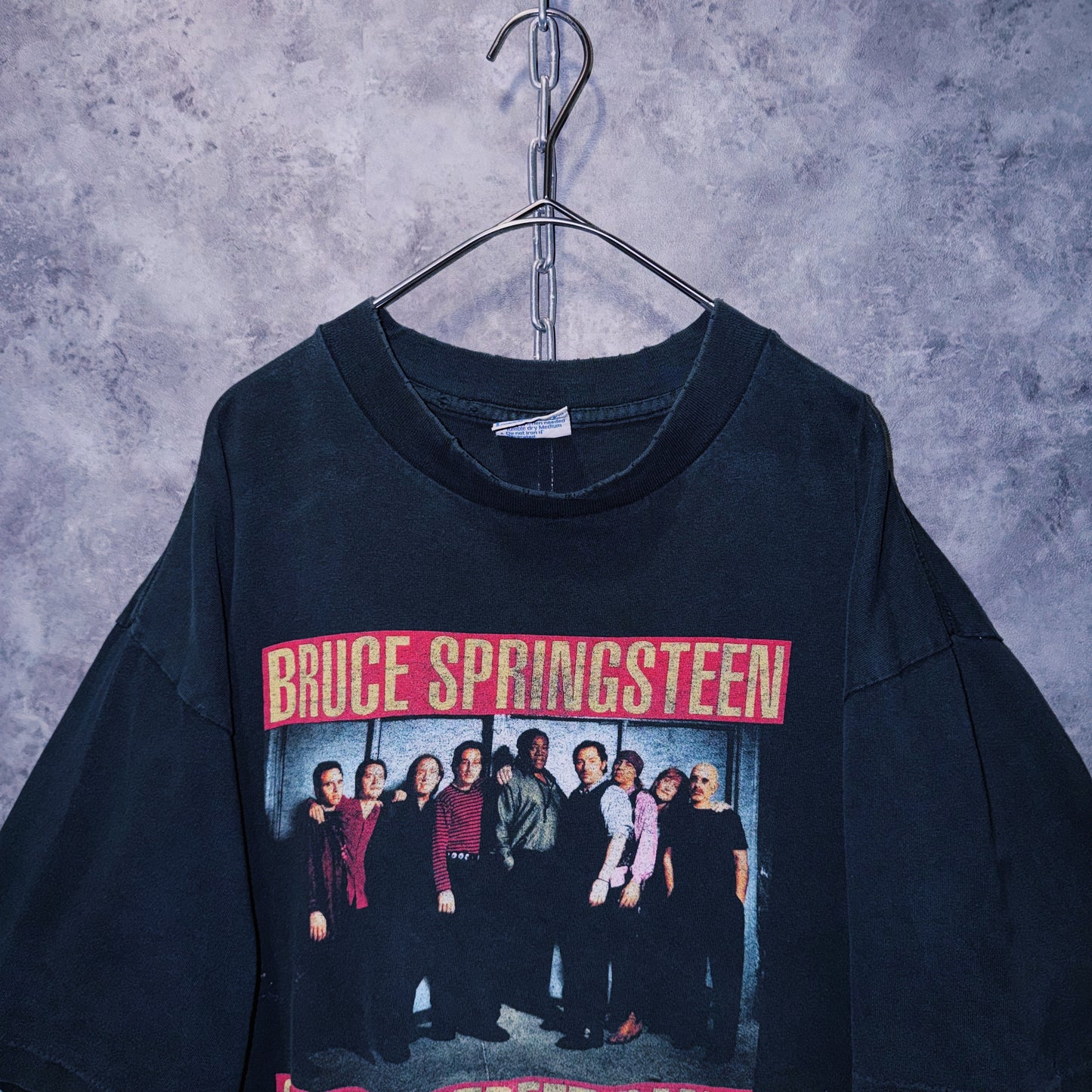 【doppio】90‘s vintage “Bruce Springsteen”The E Street Band”  print design band T-shirt