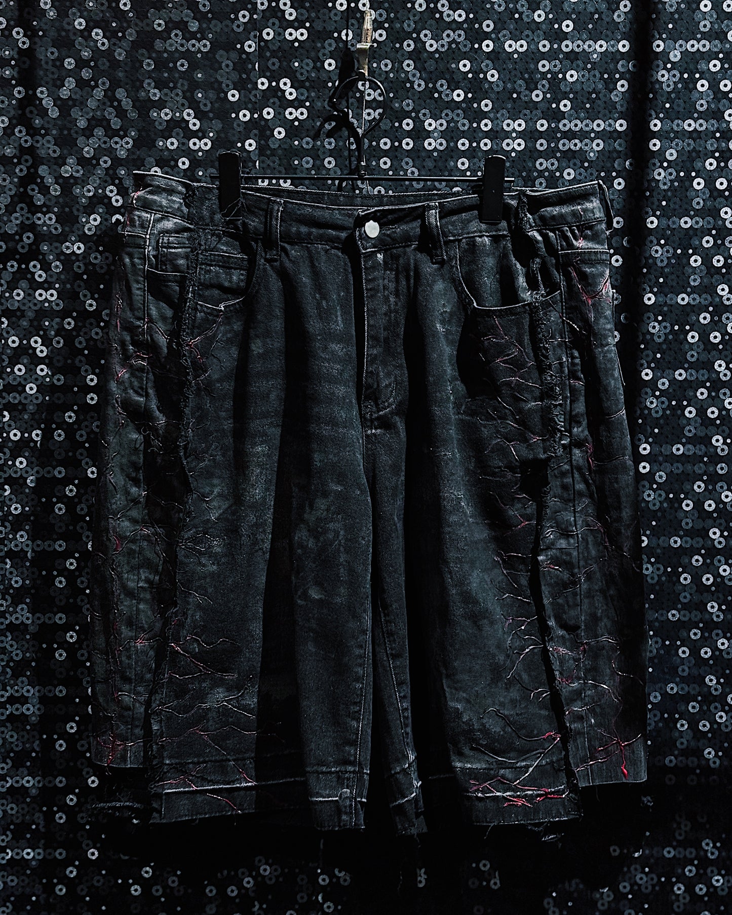 【ÆIEM】vivid notes IRON VEIN hurf pants