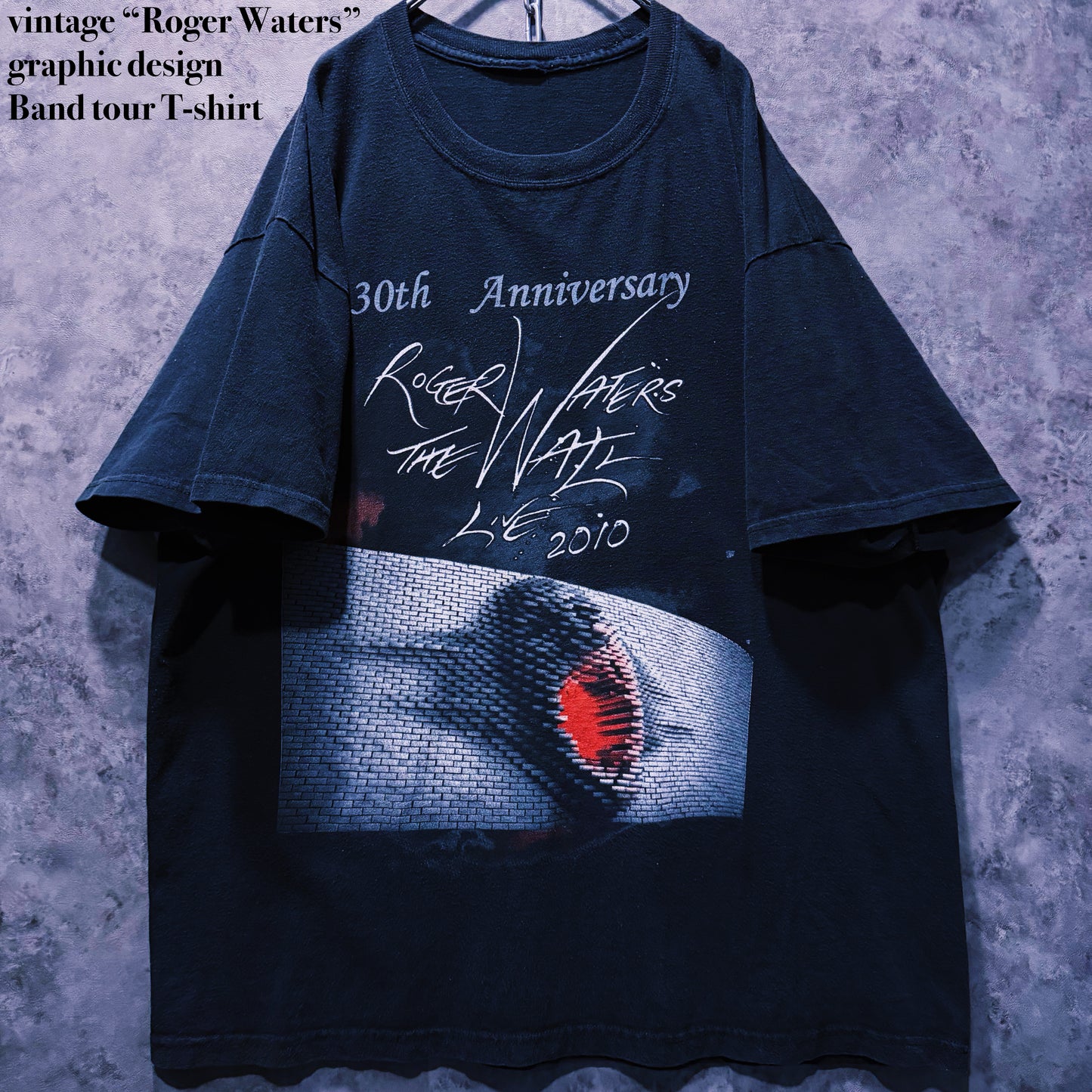 【doppio】vintage “Roger Waters” graphic design Band tour T-shirt