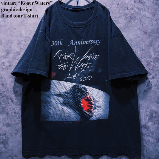 【doppio】vintage “Roger Waters” graphic design Band tour T-shirt