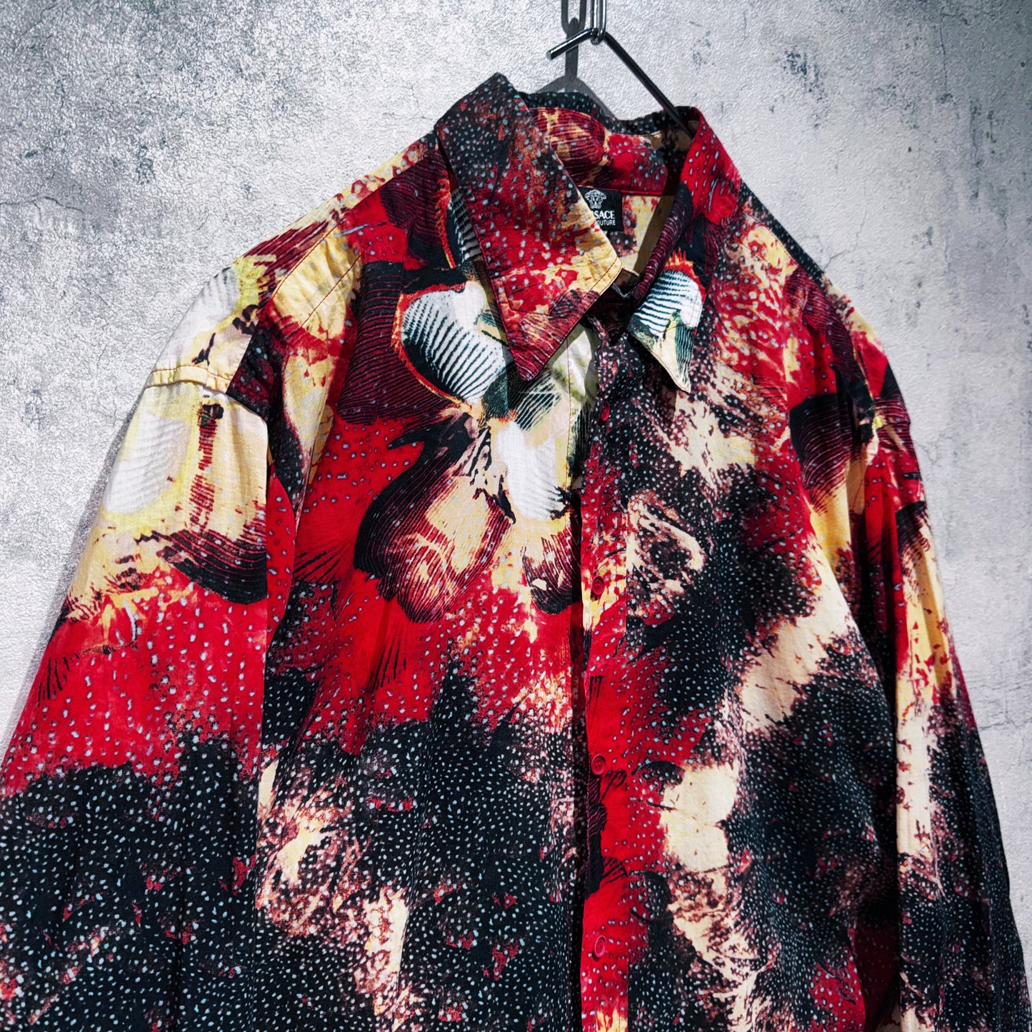 "VERSACE"Art graphic pattern design shirt
