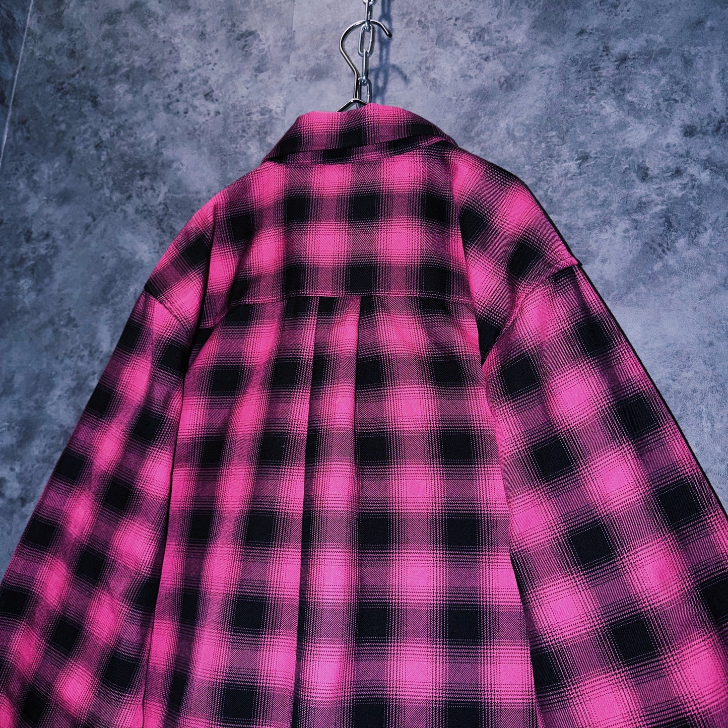 【doppio】vintage “Dixxon Flannel Co.” check pattern collar shirt
