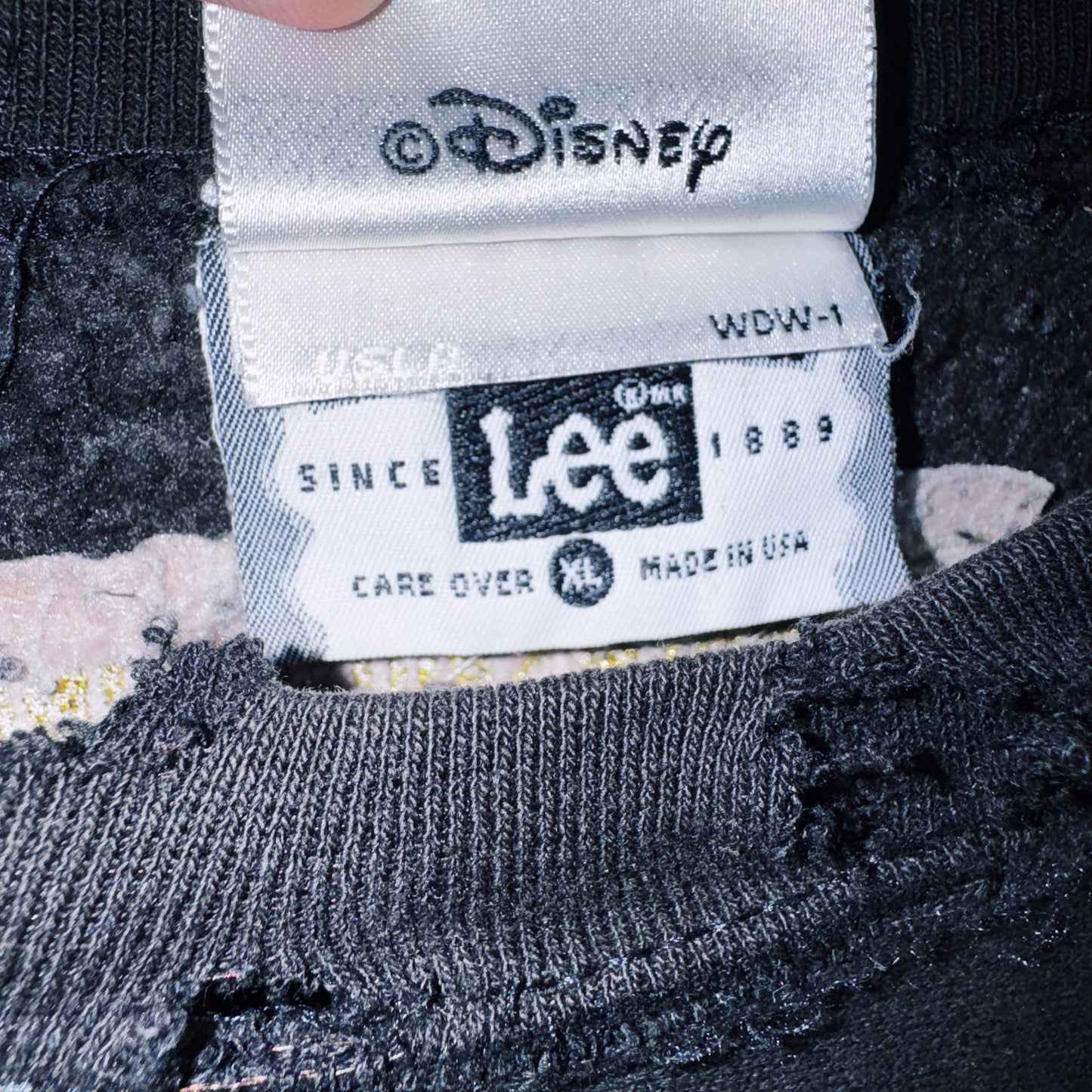 00's"Disney CRUISE LINE"embroidery design boro custom sweat