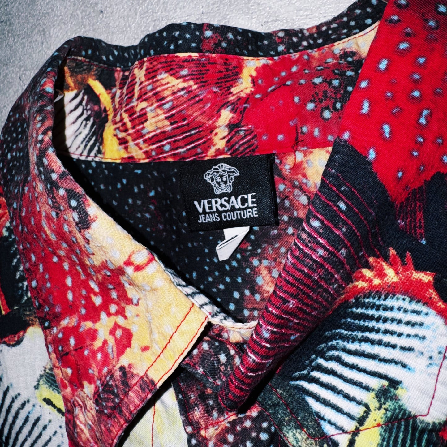 "VERSACE"Art graphic pattern design shirt