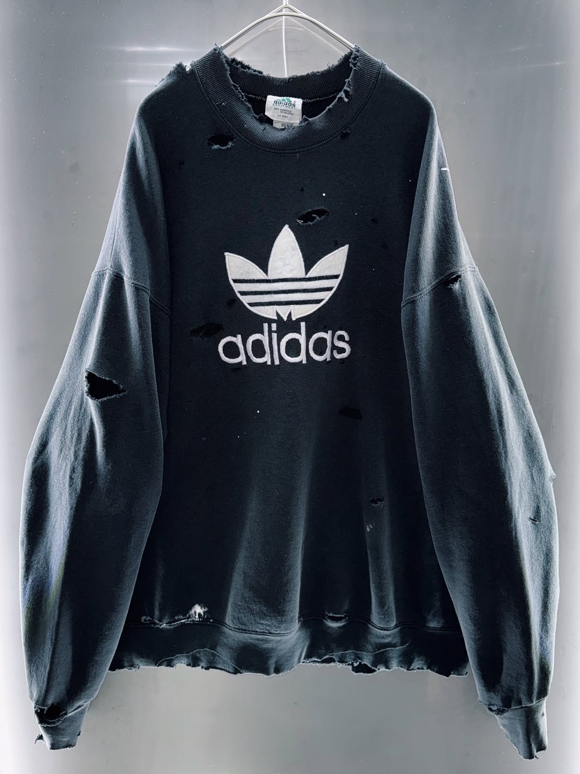 special AYNE Original vintage adidas "boro" Re:make pullover