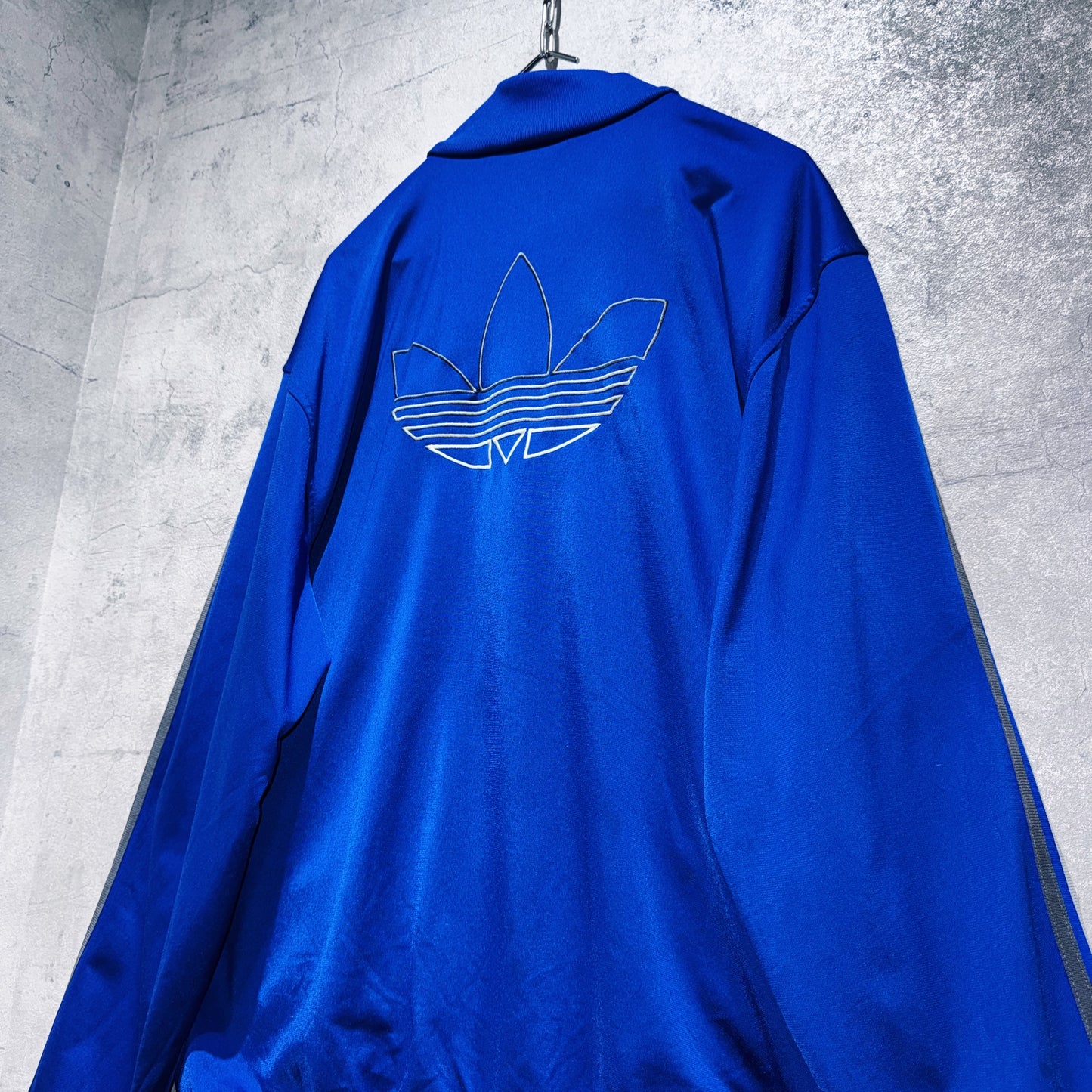 "ADIDAS ULTRASTAR"Trefoil logo embroidery design loose track jacket