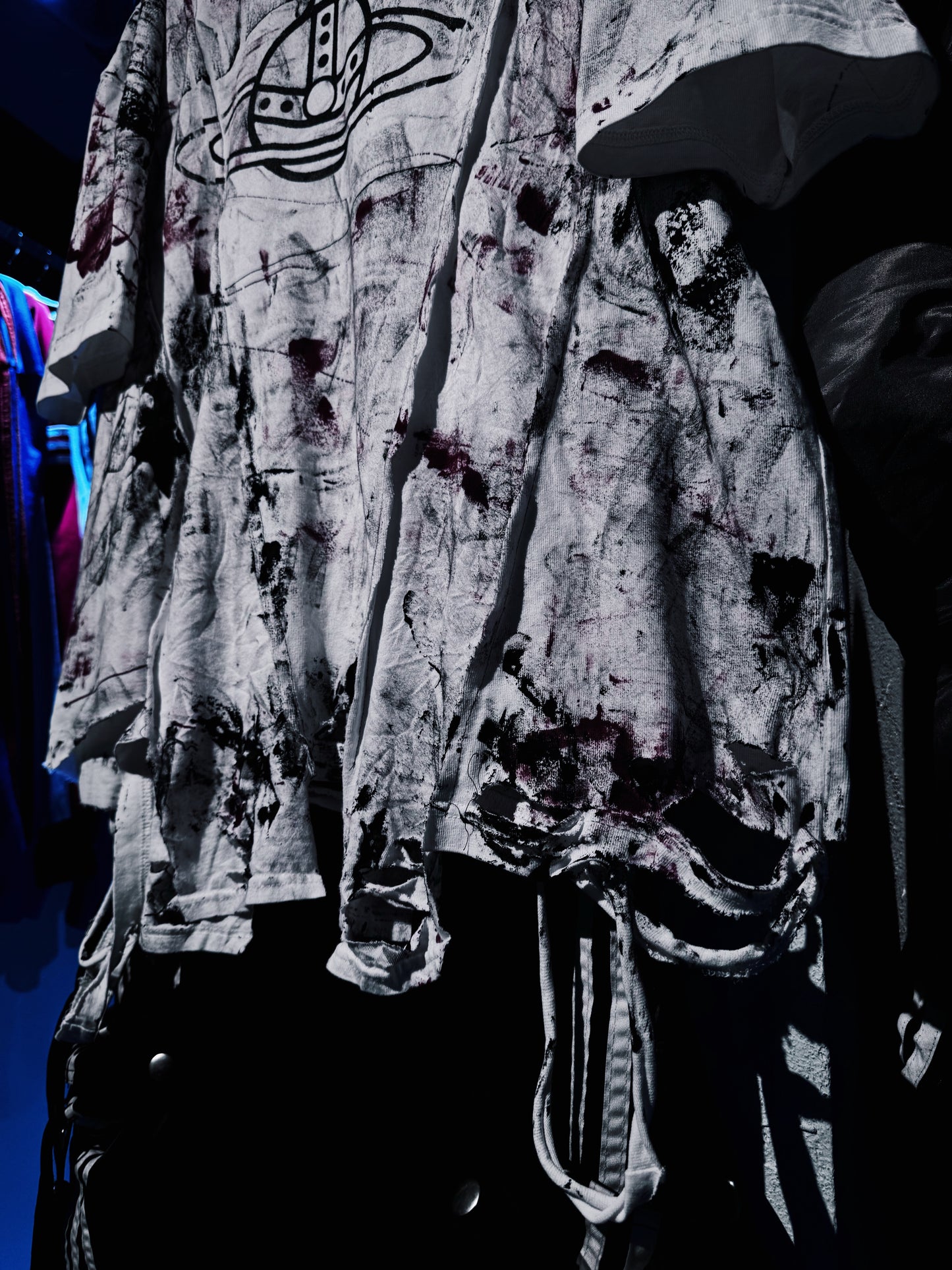 "vivid notes"The Anarchist's Layered Orbit T-shirt