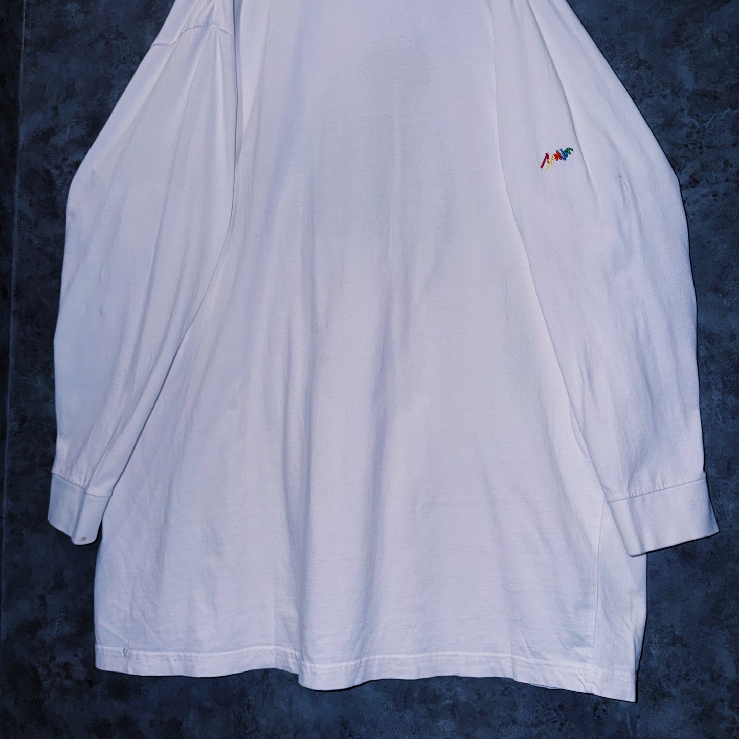 【doppio】vintage “COOGI” embroidery design big silhouette long sleeve T-shirt