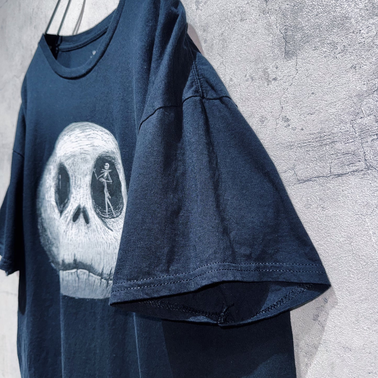 "Nightmare before Christmas"Jack Skellington&amp;Sally graphic design T shirt